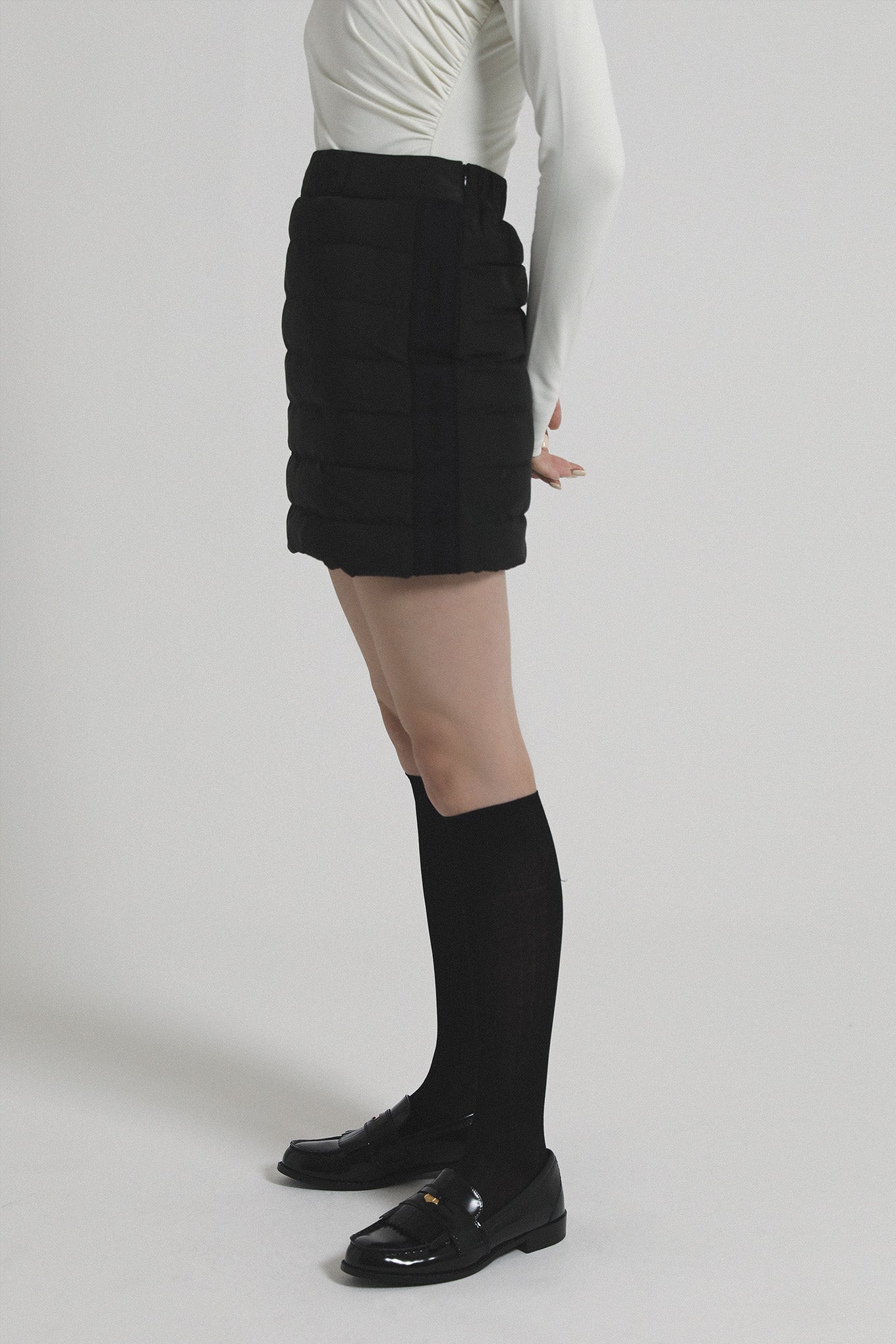 Eco-Down Warm Skirt - Black