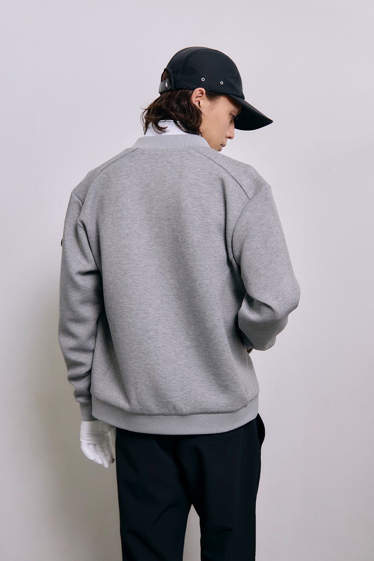 COMFORT JERSEY ZIP JKT - Gray
