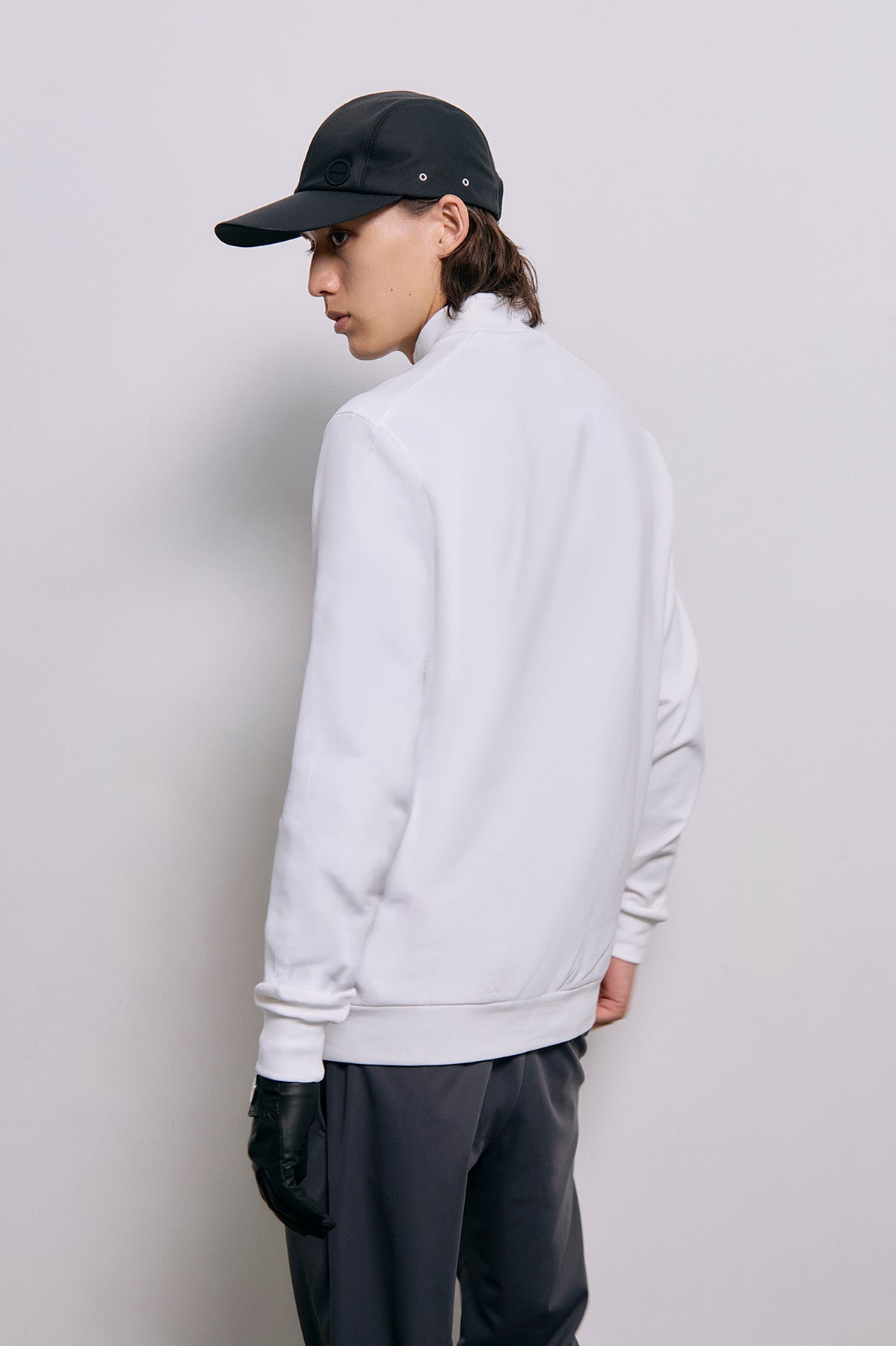 BASIC WARM MOCK NECK - White