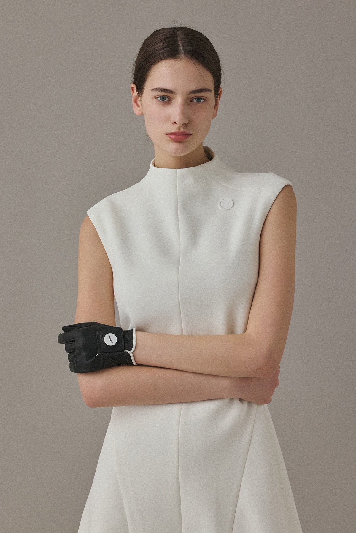FLOATING MINI DRESS - White