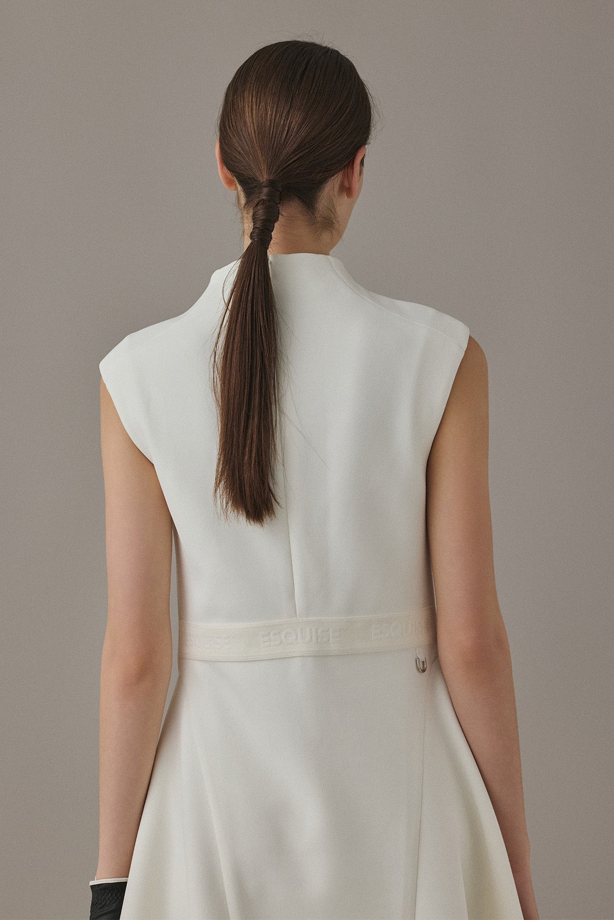 FLOATING MINI DRESS - White