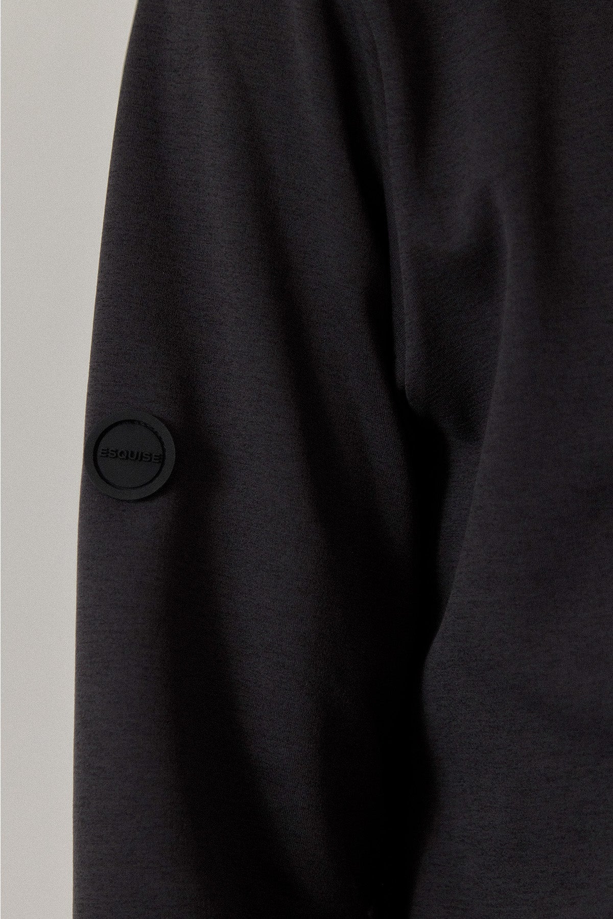 RELAXED STRETCH MOCKNECK - Charcoal