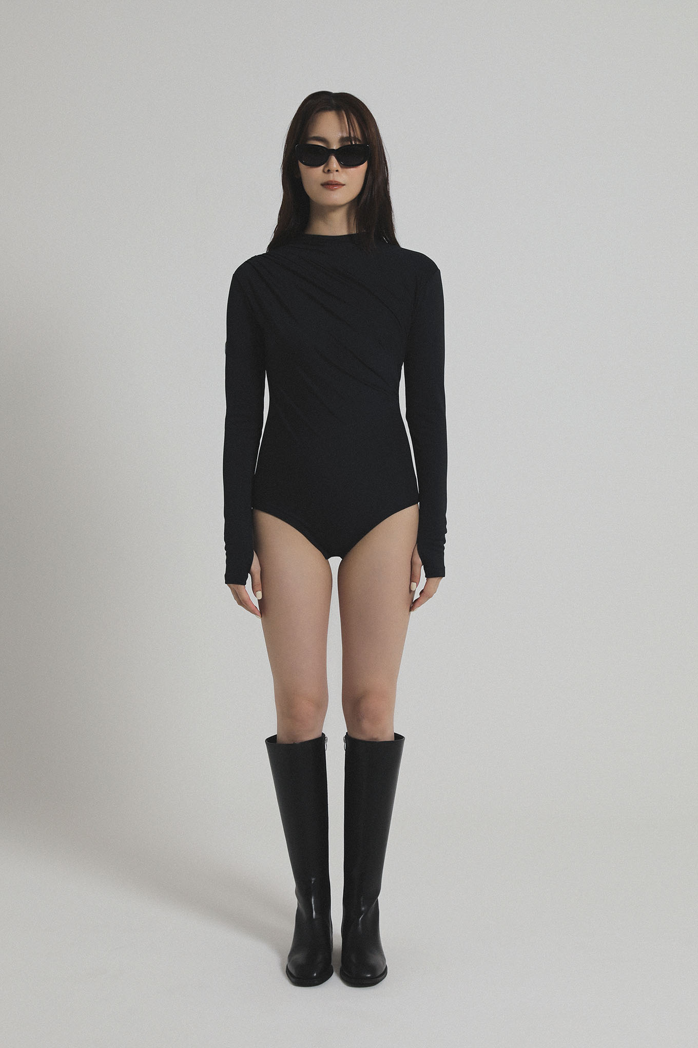 WAVE MOOD BODYSUIT - Black