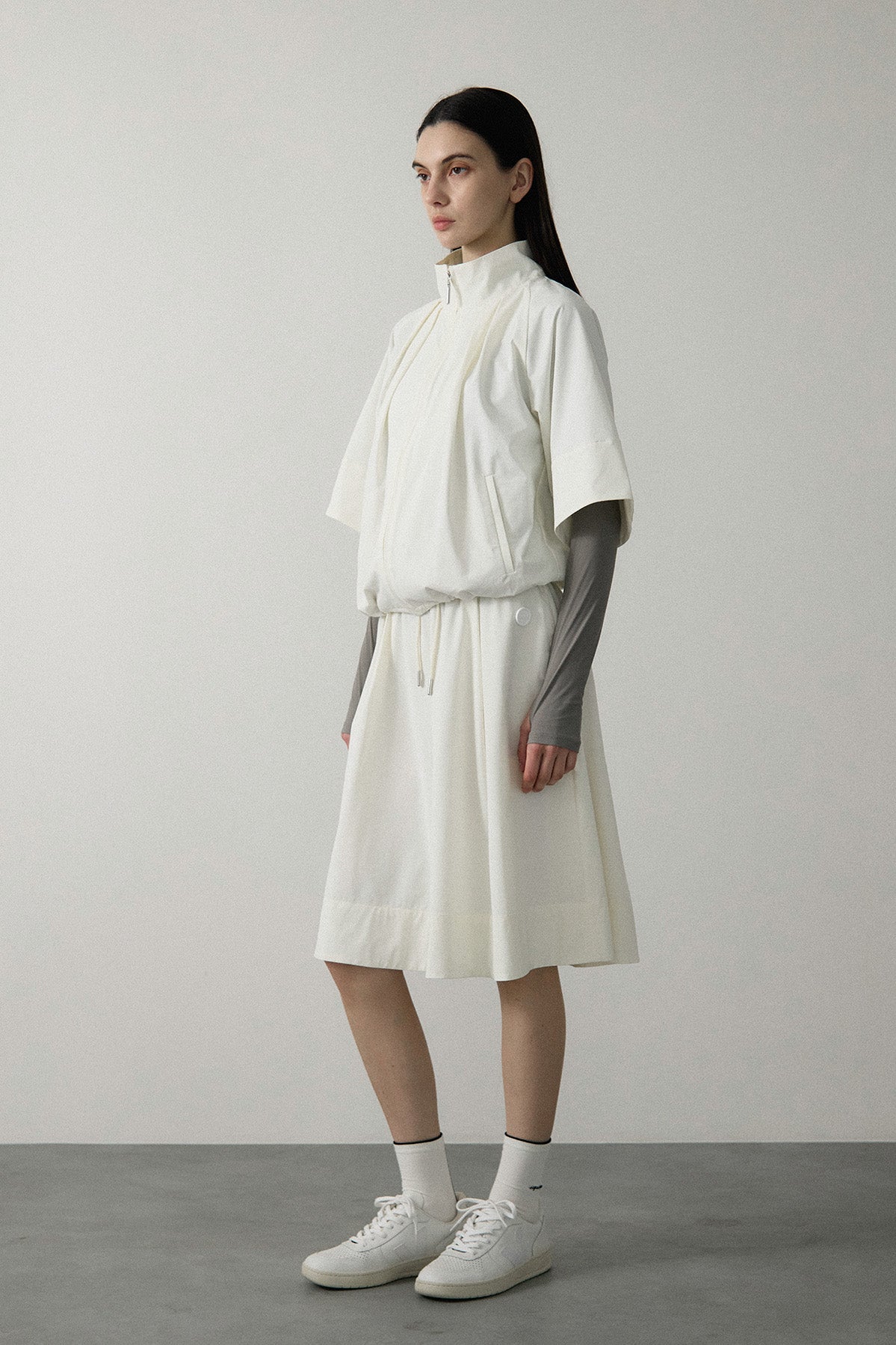 完売品　メゾンドドルチェ　ライトジャケット　light jacket/white ALTER LIGHT JACKET - White