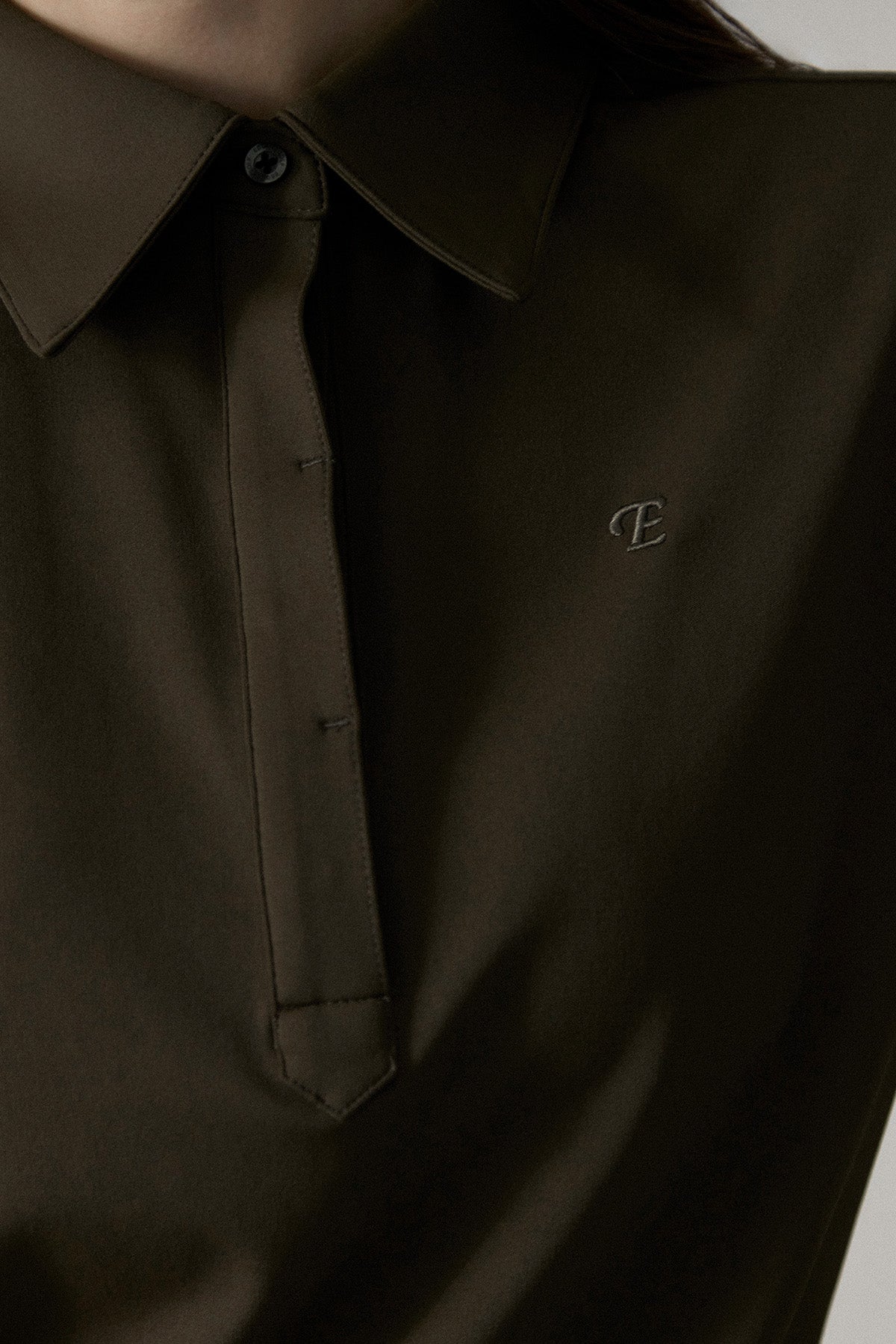 AIRY STRETCH POLO - Khaki