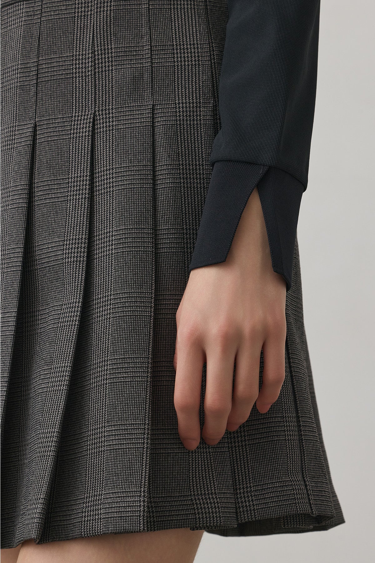 PEARLKNIT CUFFS POLO - Black