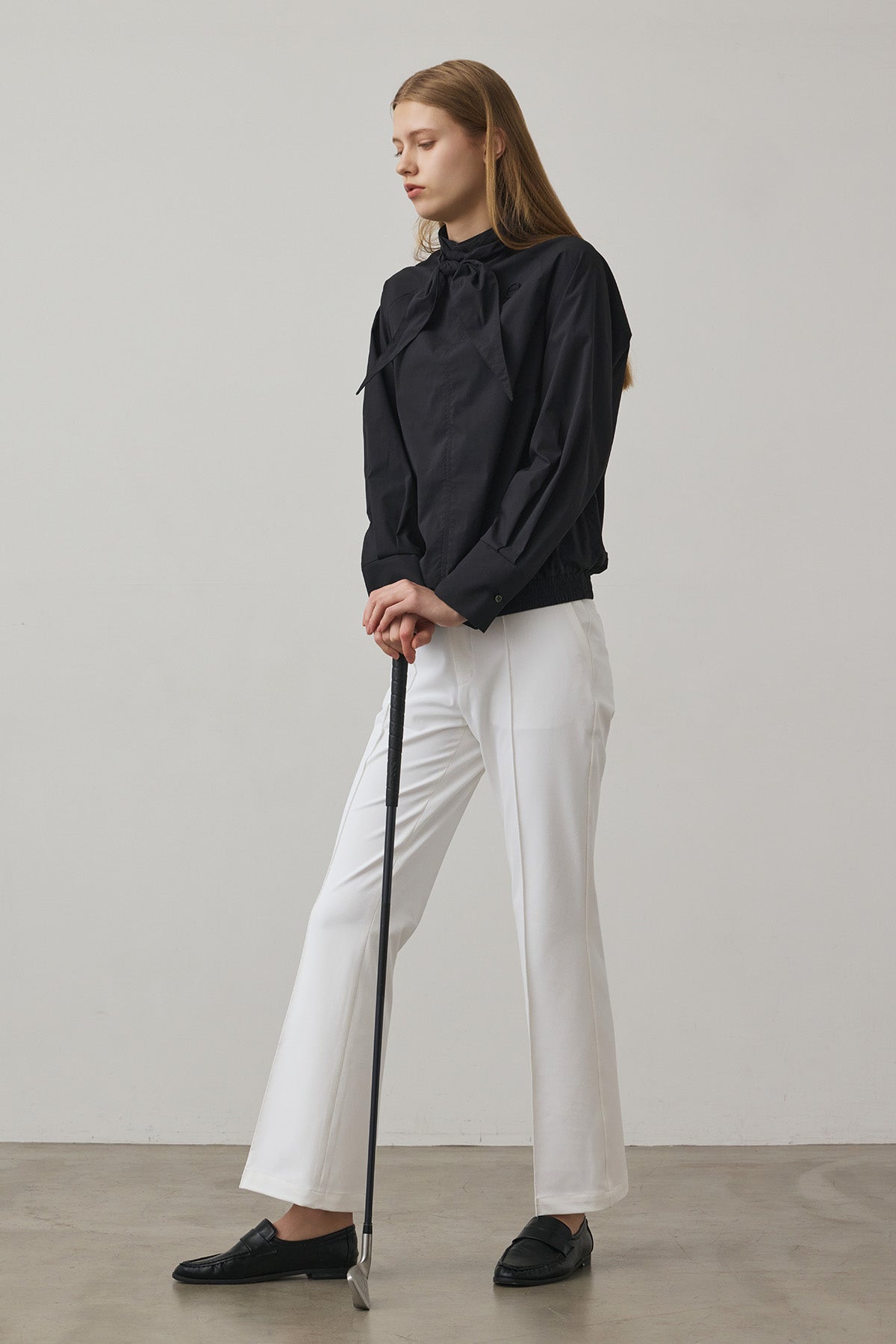 FIRST FLARE PANTS - White