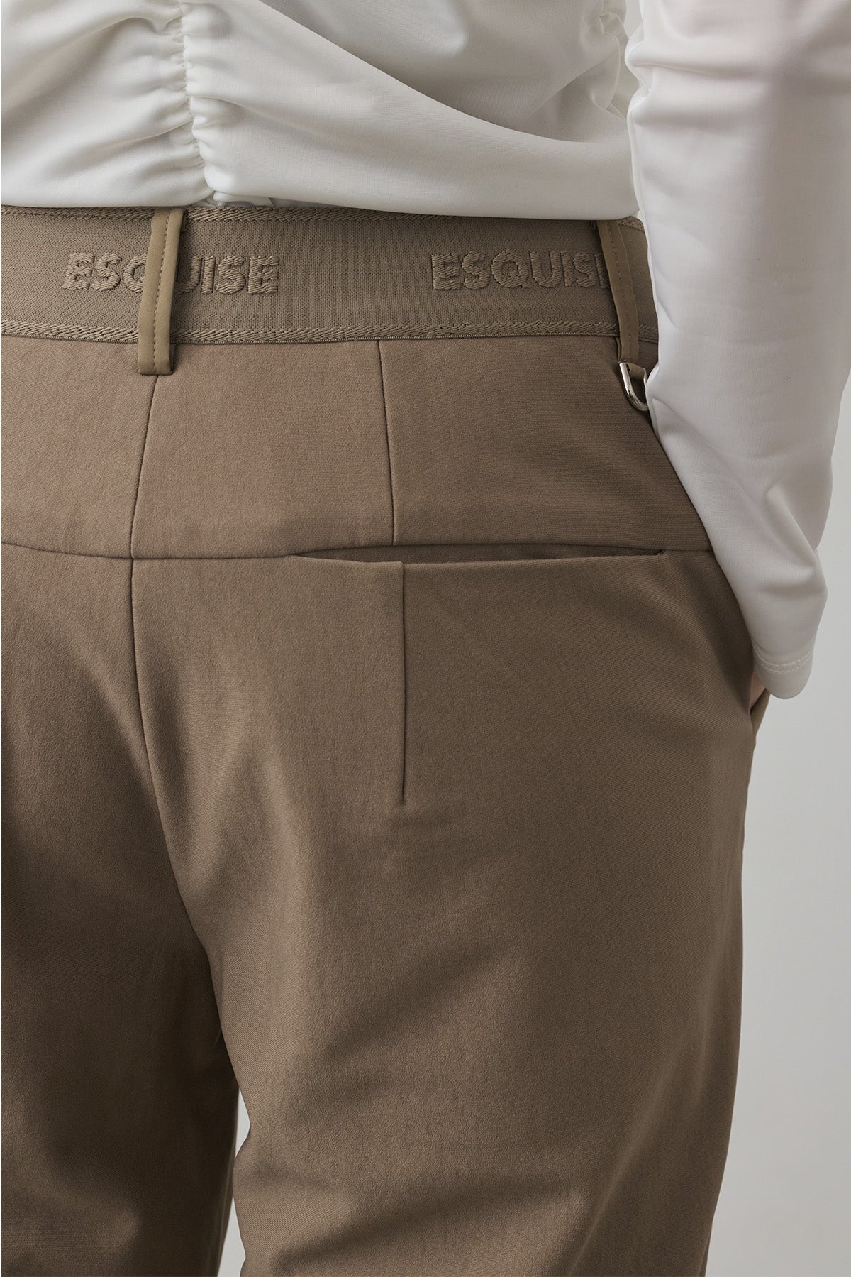 WINTER WARM FLARE PANTS - Beige