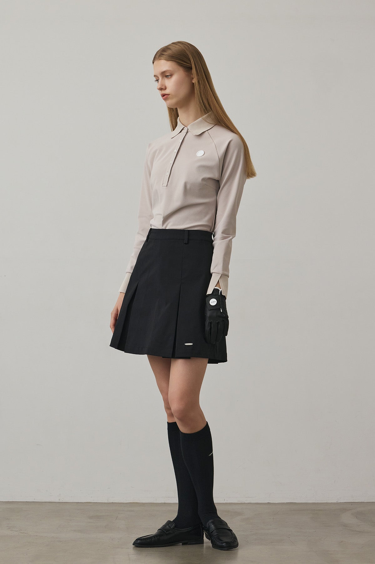 DAILY BOX PLEATS - Black