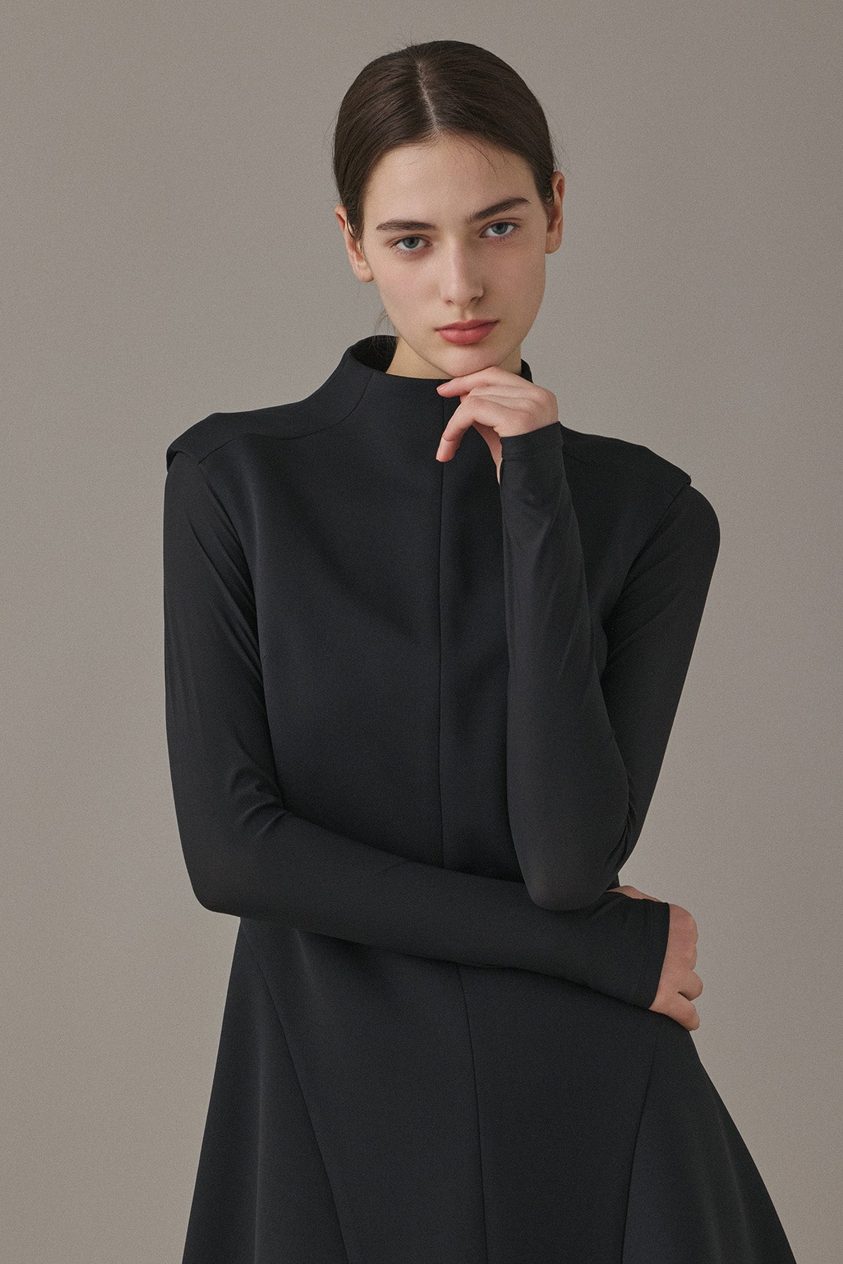 UV-CUT SHEER INNER - Black