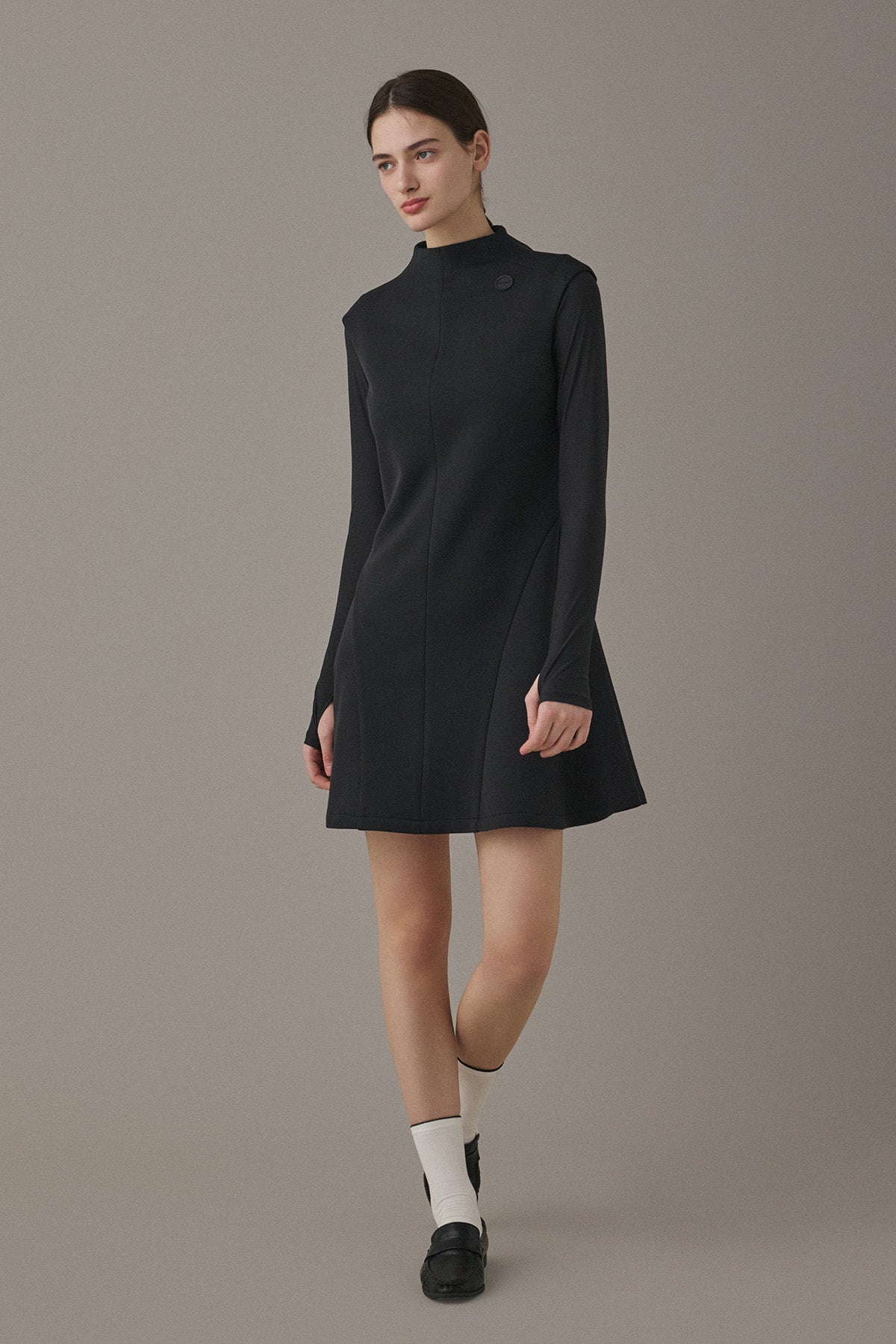 UV-CUT SHEER INNER - Black