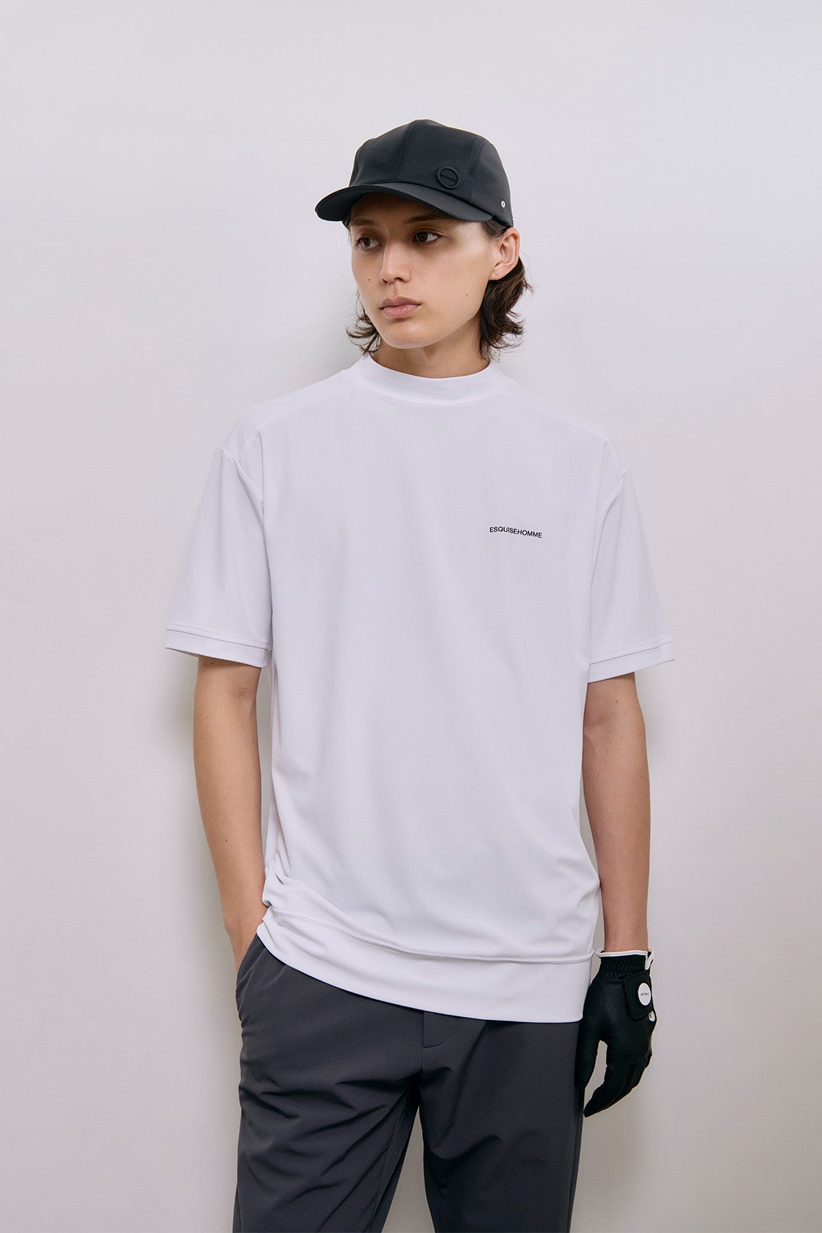 CLASSIC MOCKNECK TOP - White
