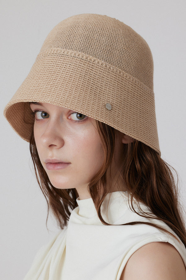 DEPTHY PAPER HAT - Beige