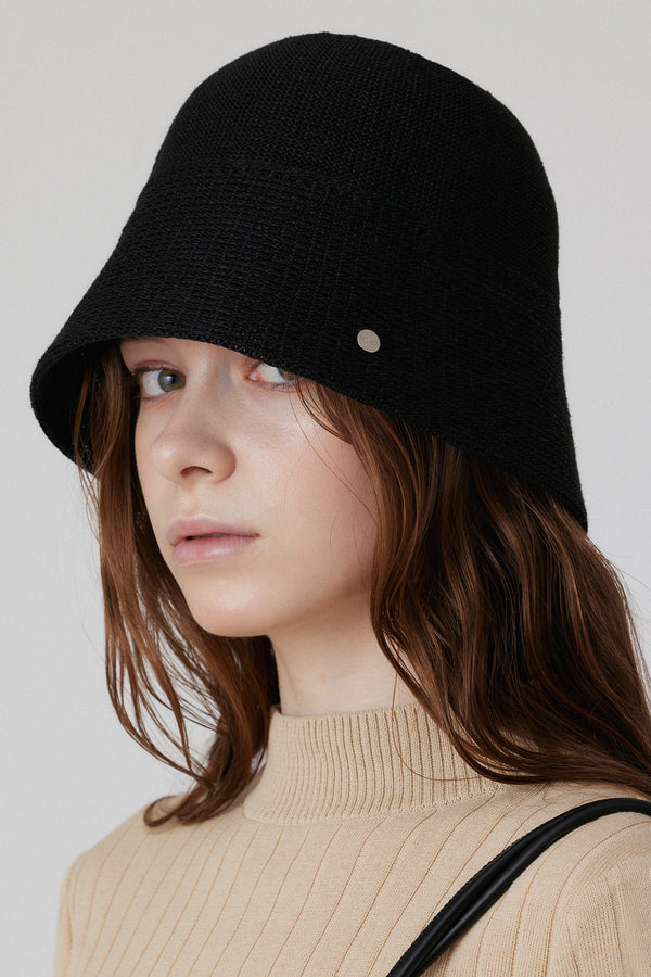 DEPTHY PAPER HAT - Black