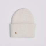 ANGORA SOFT BEANIE  - White