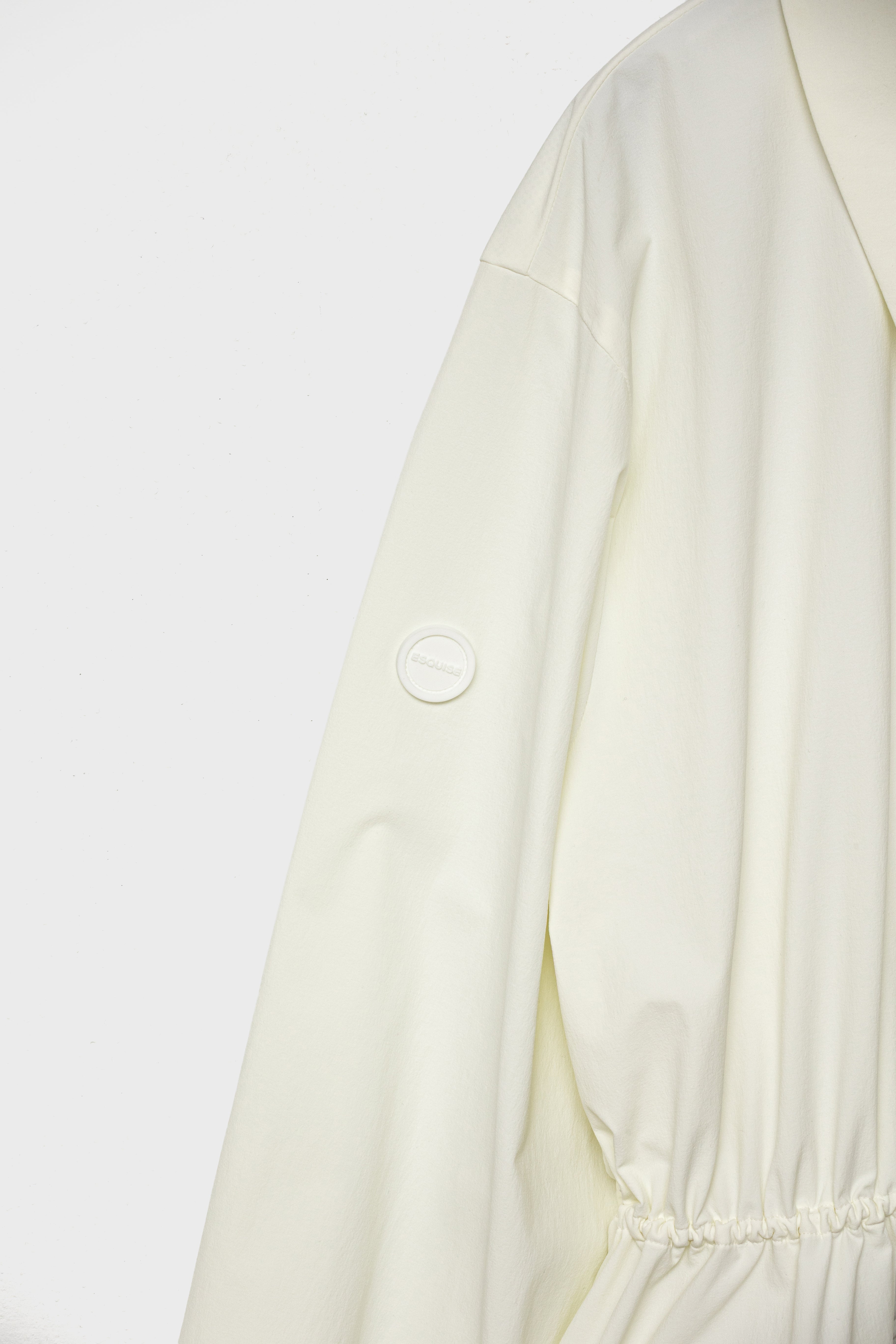 DRAWSTRING LIGHT JACKET - White