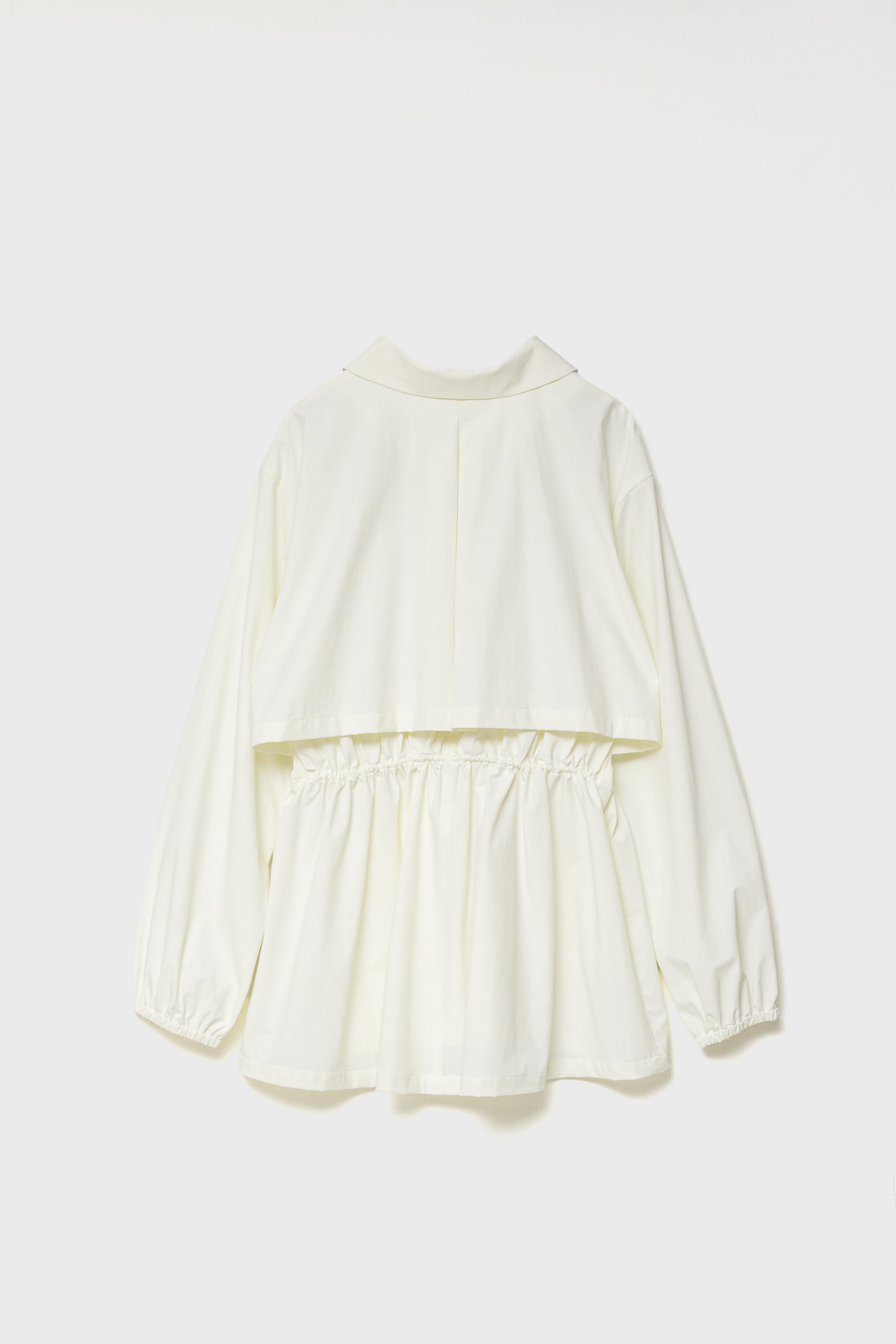 DRAWSTRING LIGHT JACKET - White