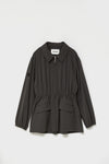 DRAWSTRING LIGHT JACKET - Charcoal