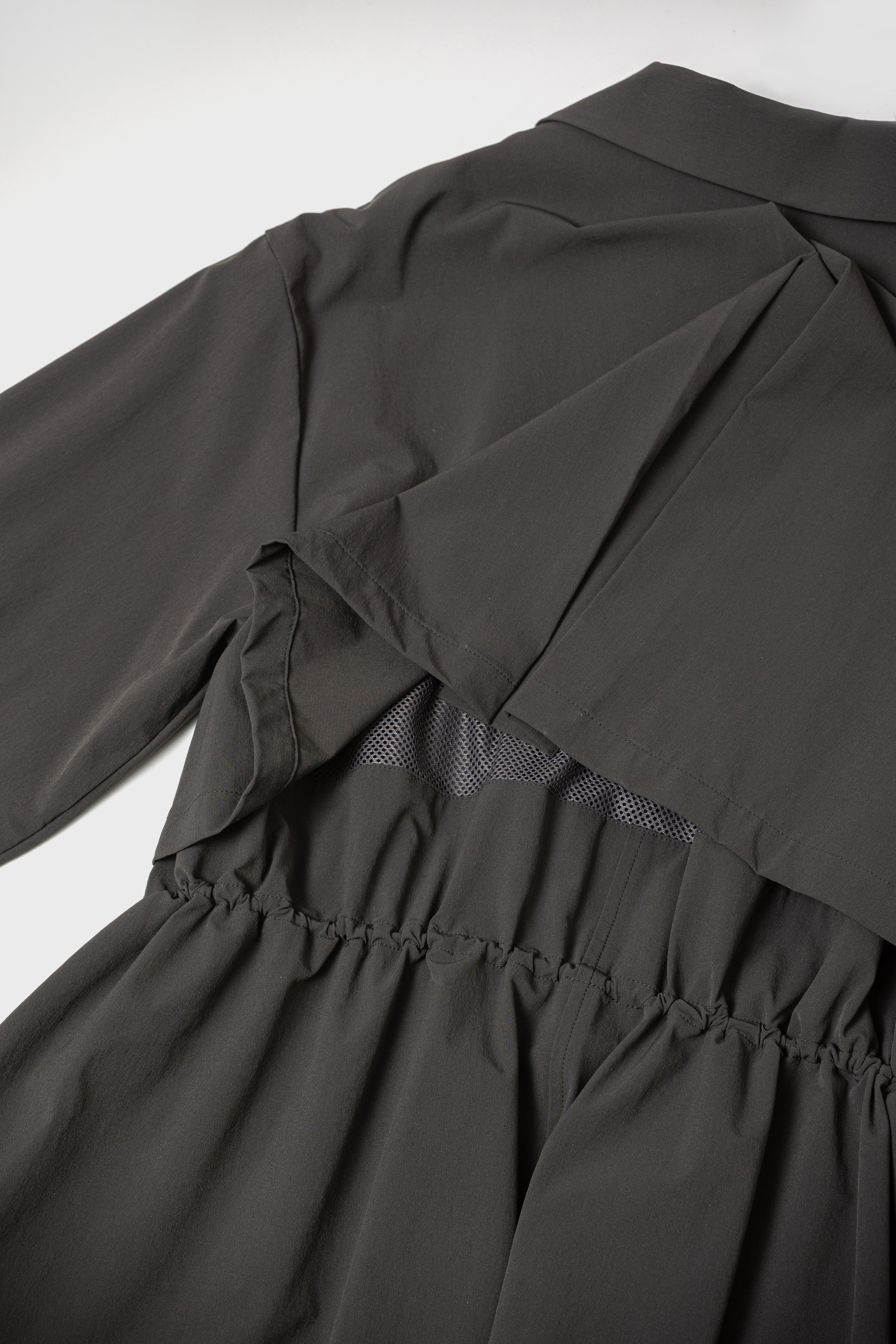 DRAWSTRING LIGHT JACKET - Charcoal