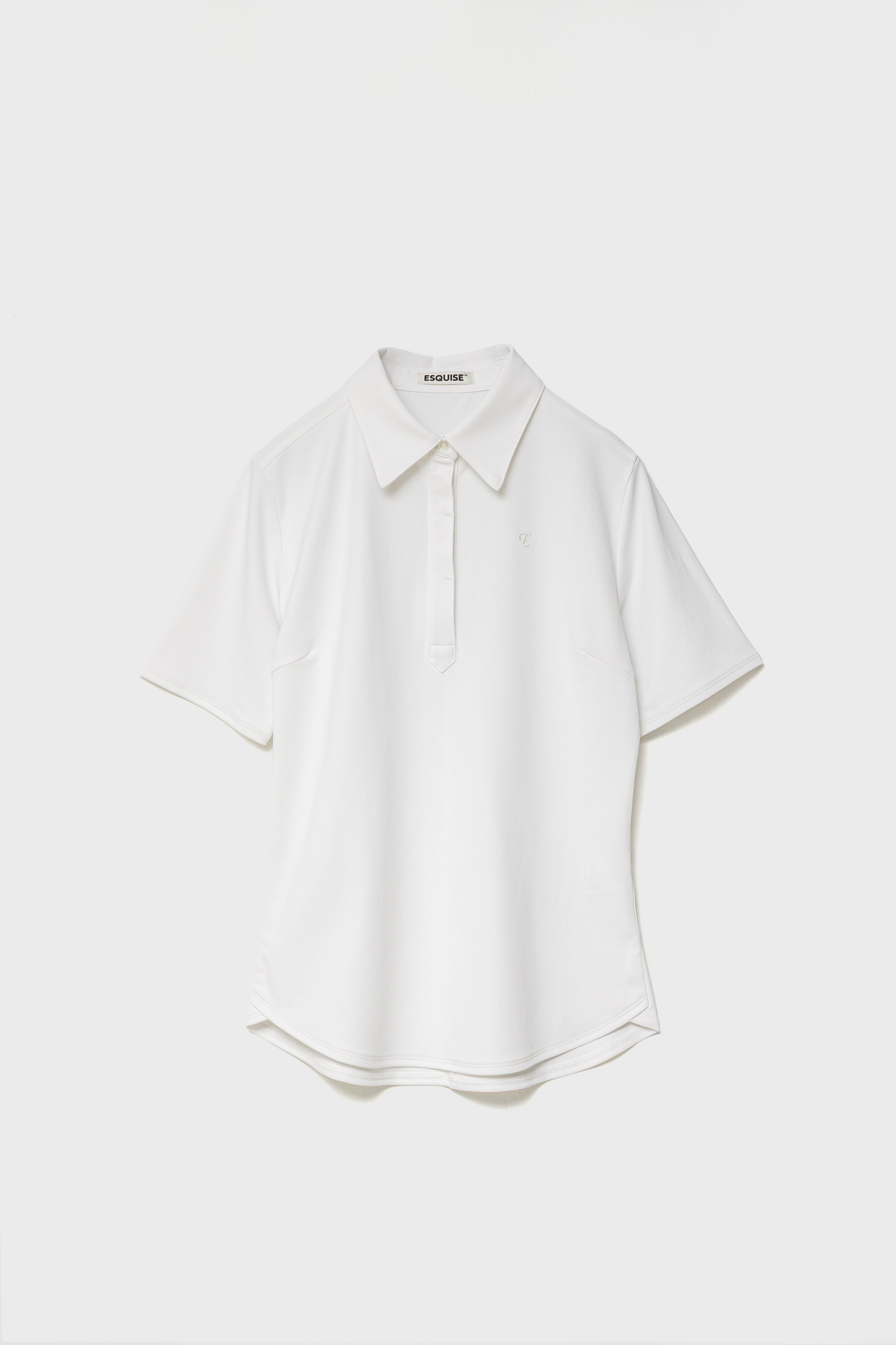AIRY STRETCH POLO - White