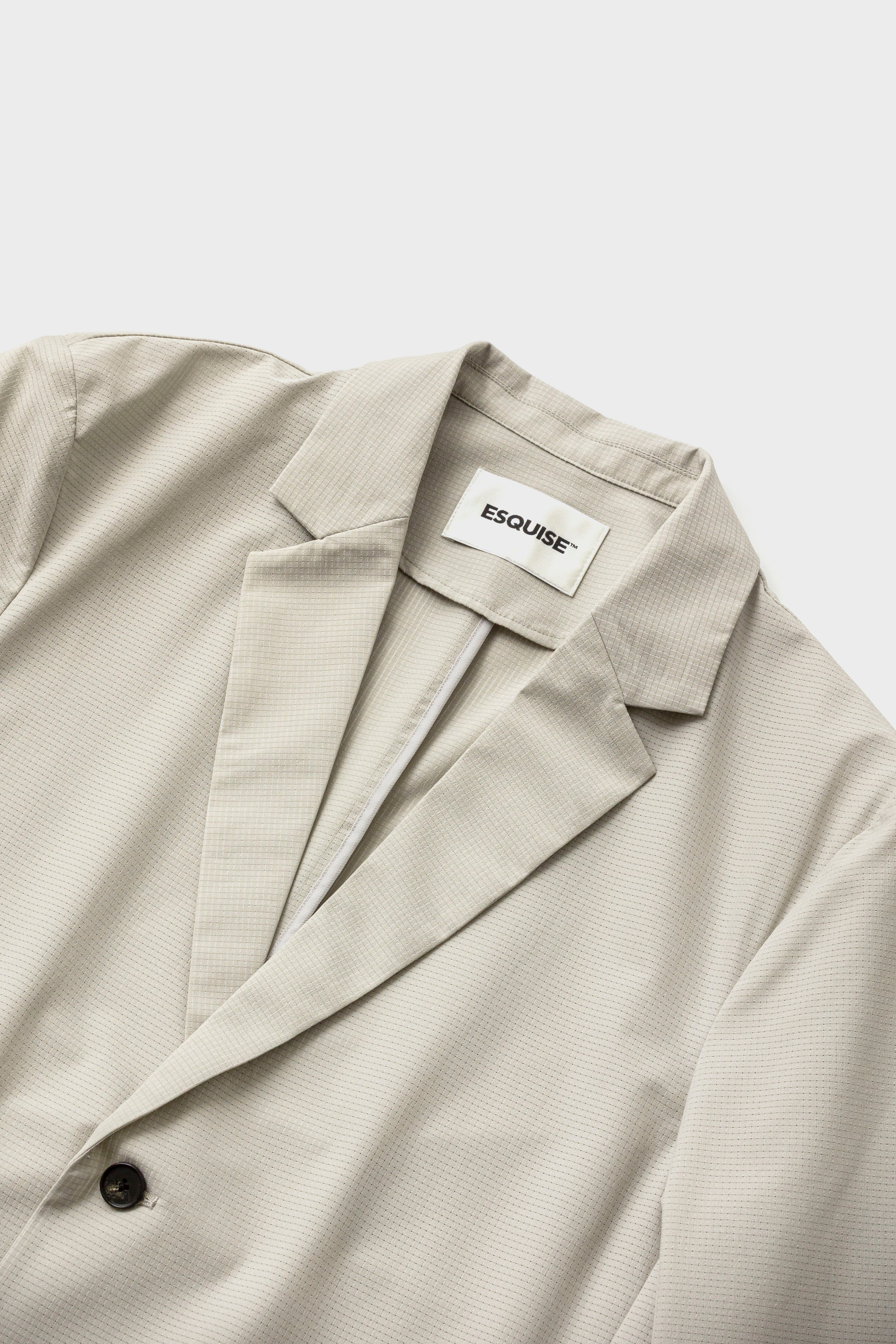 AIR-DOT TAILORED JACKET - Beige