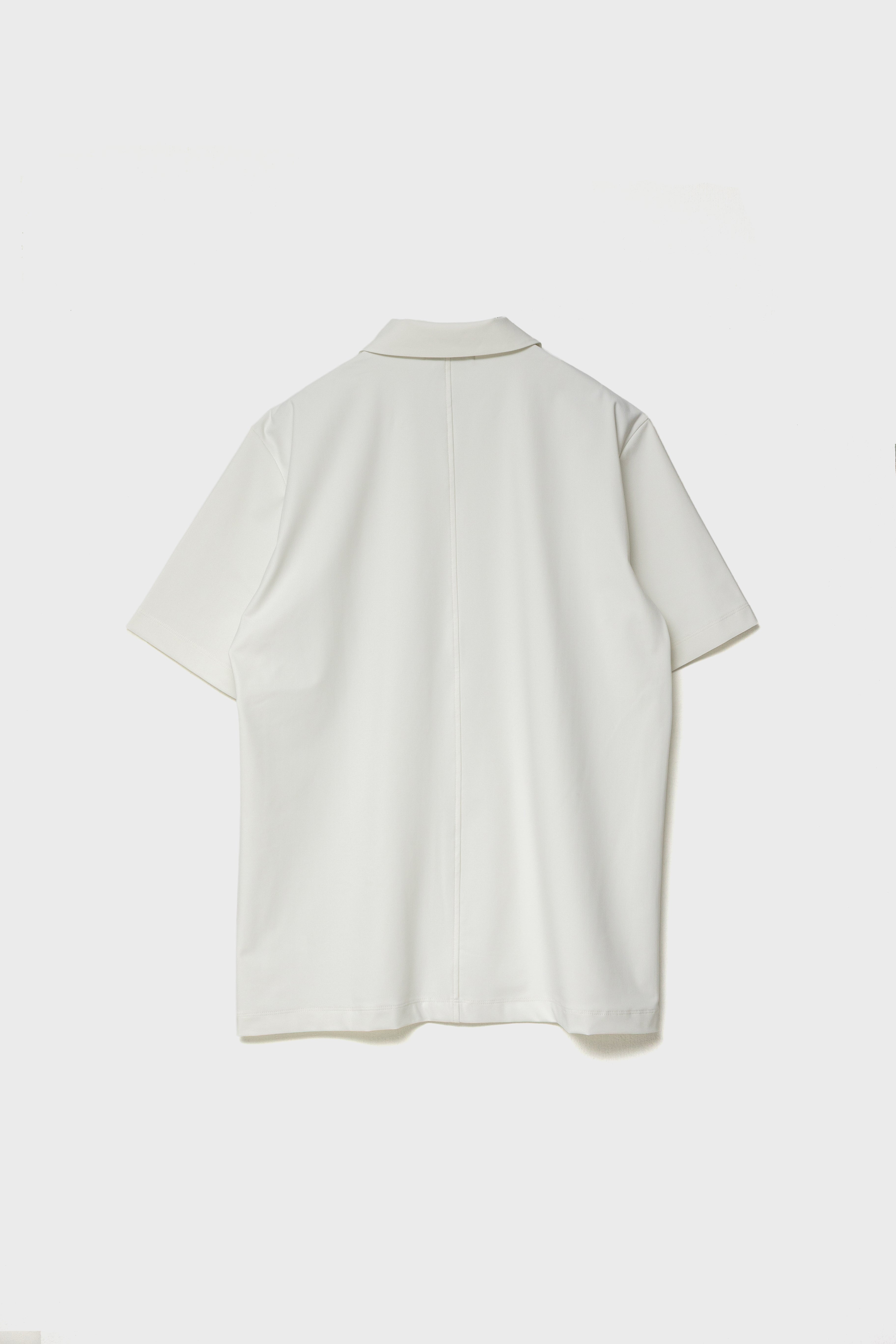 MODERN ZIP POLO FOR HOMME - White