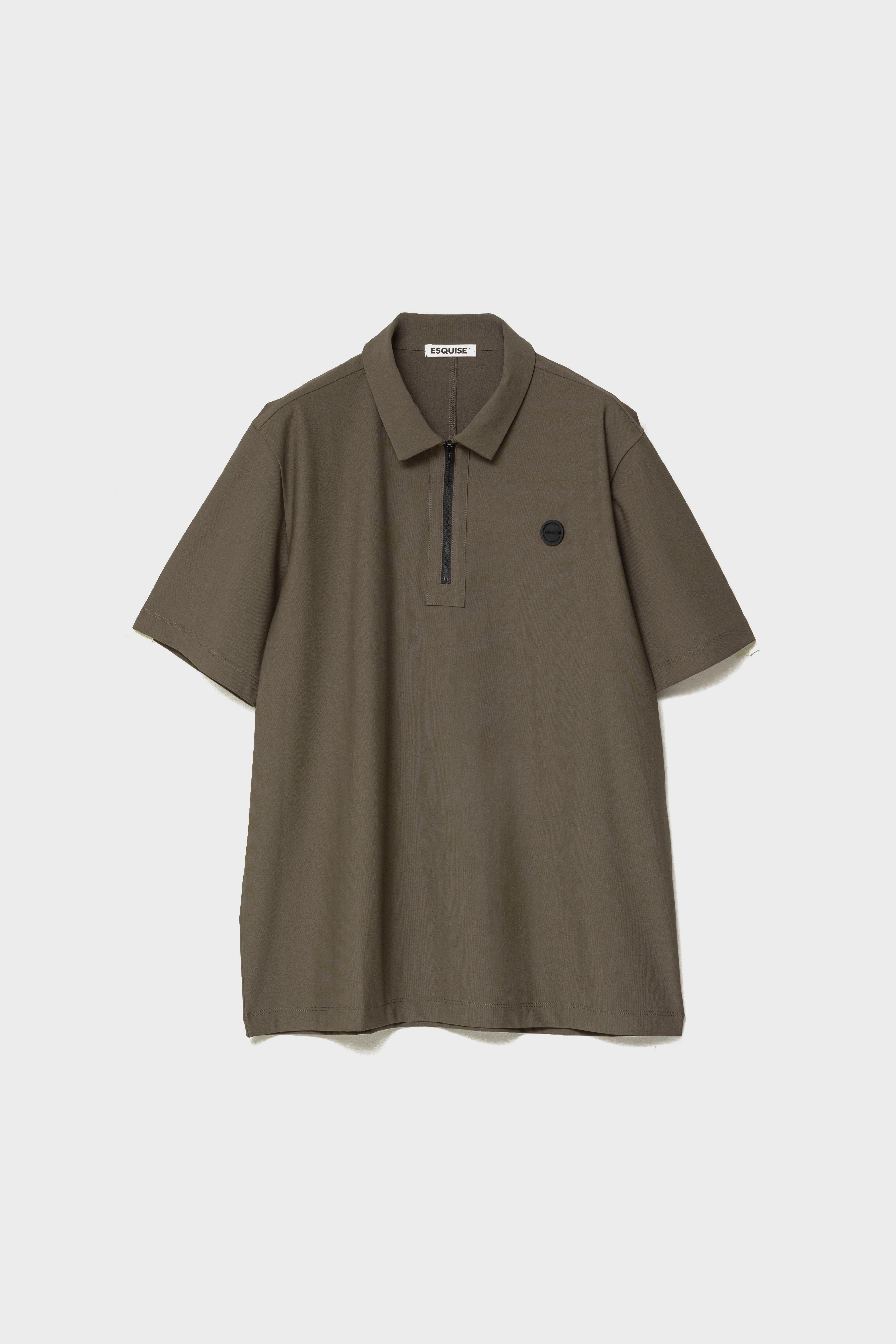 MODERN ZIP POLO FOR HOMME - Khaki