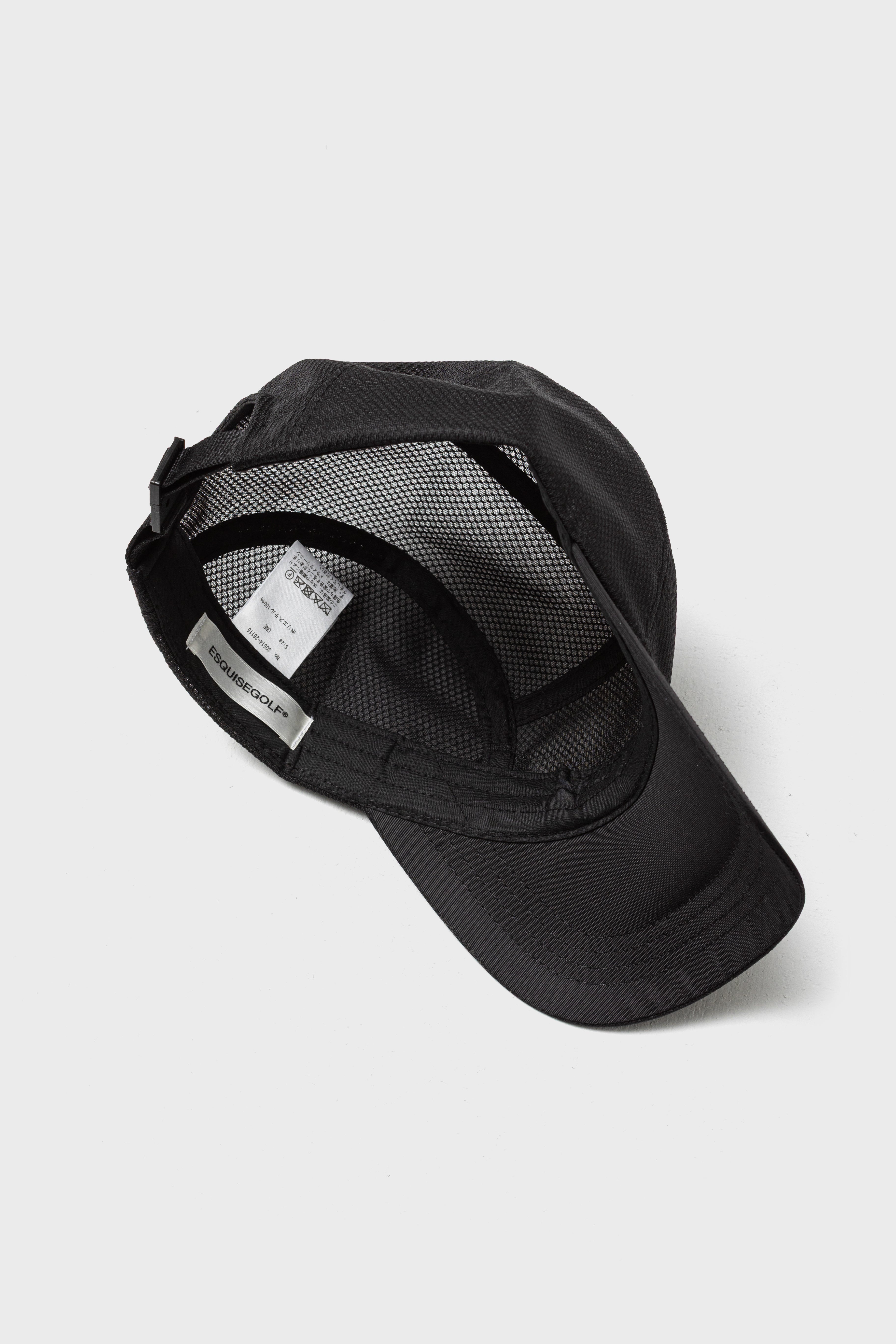 AIR MESH LIGHT CAP - Black