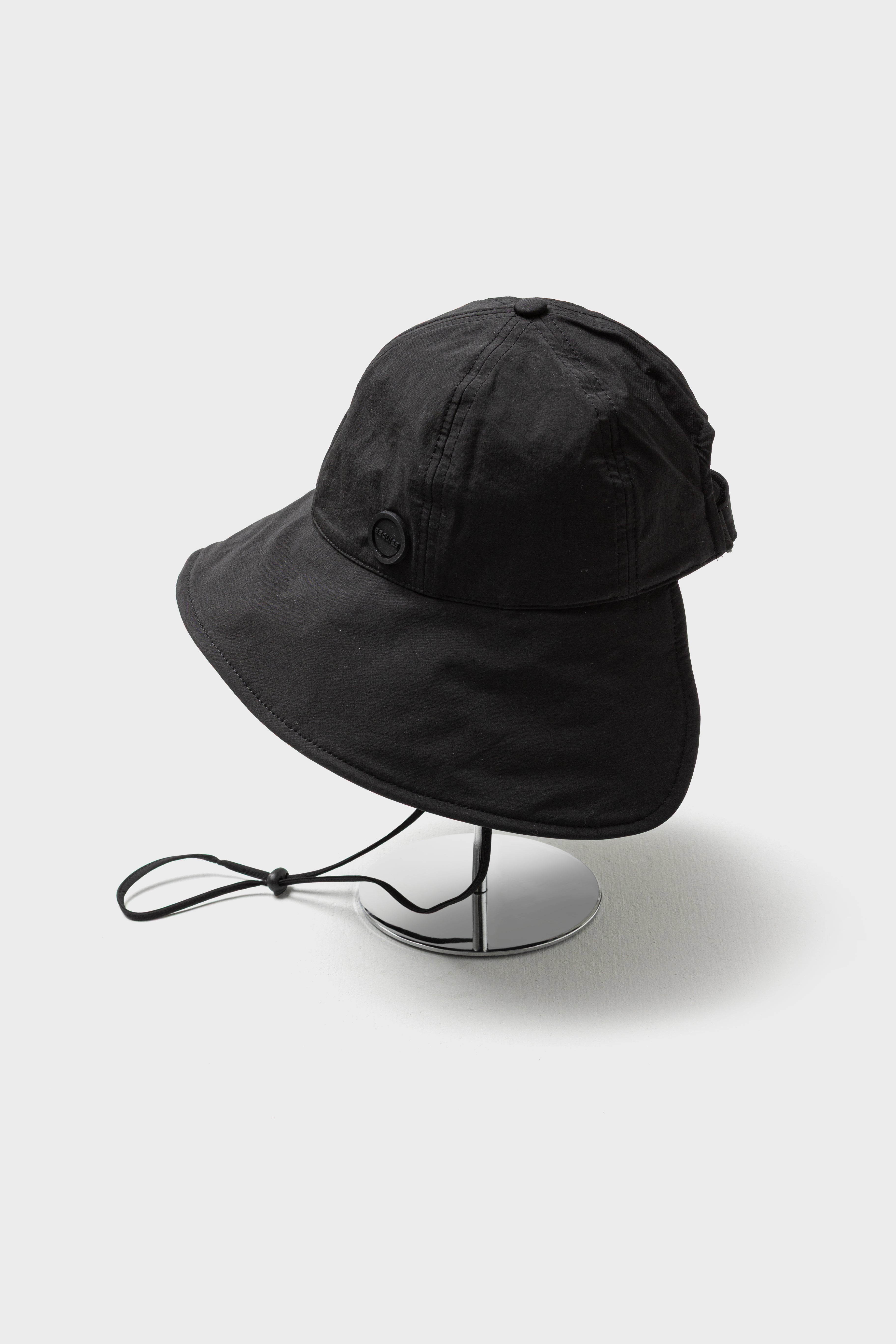 SOLEIL WIDE HAT - Black