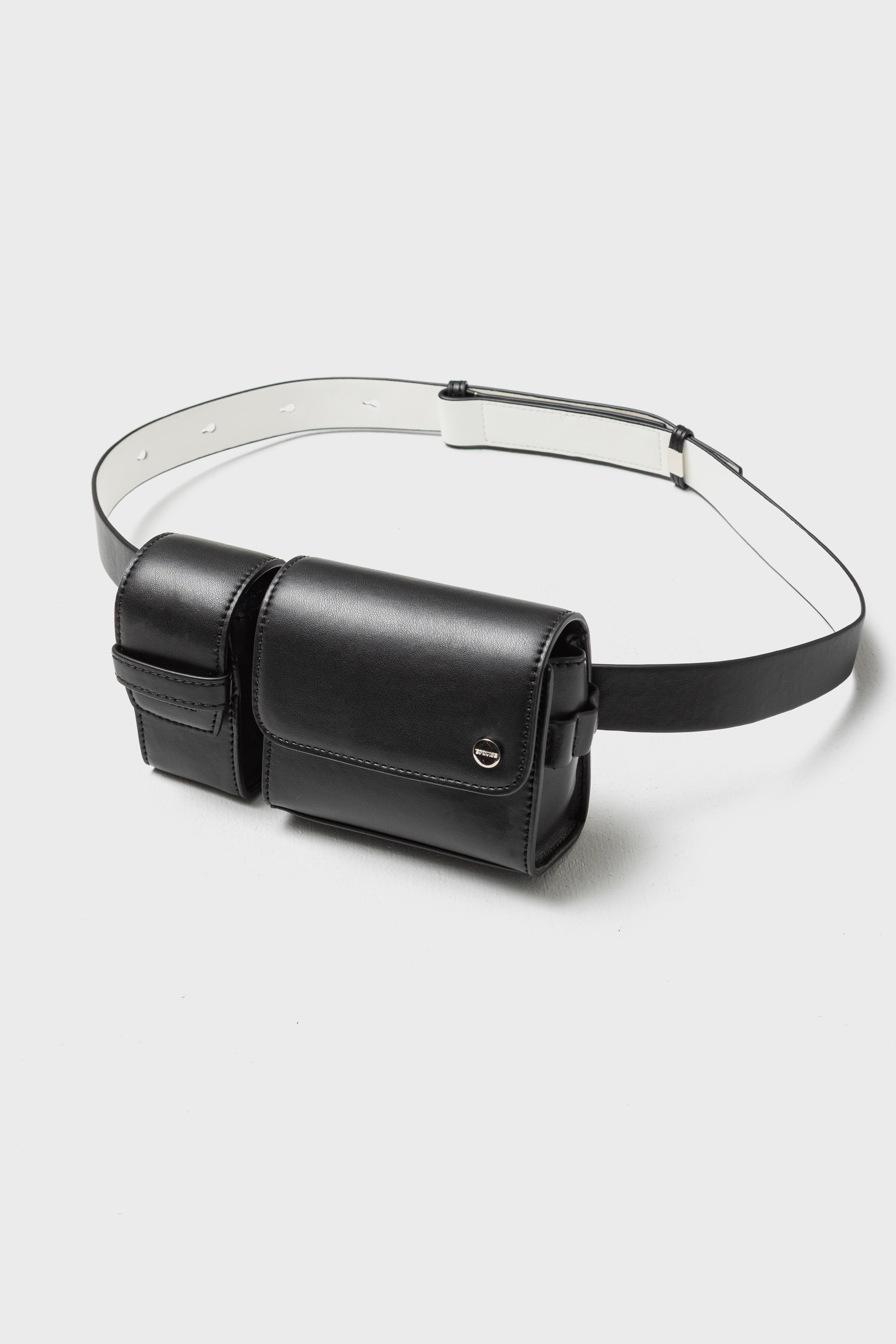 DUO FORMS WAIST BAG - Black