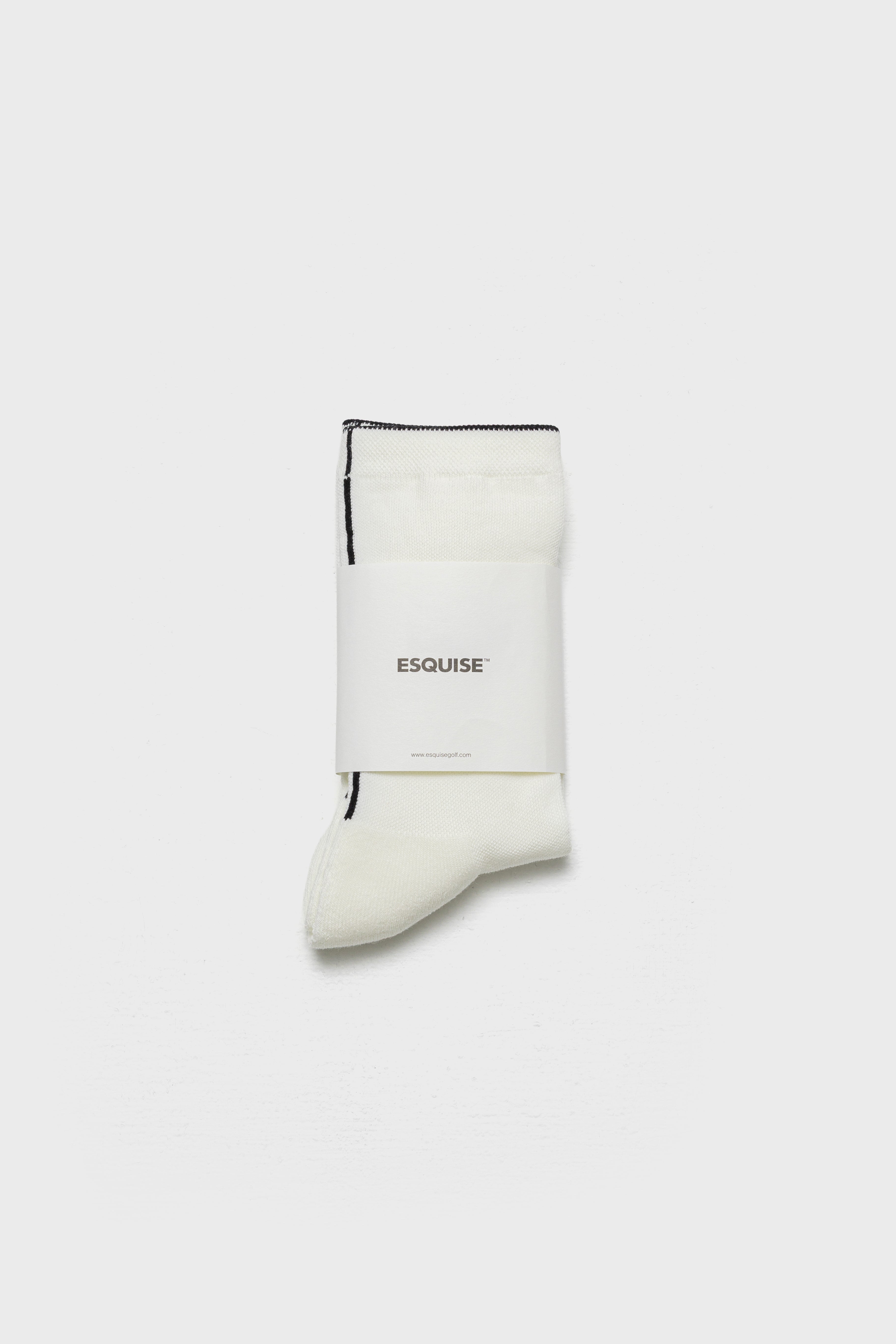 ROW MIDDLE SOCKS - White