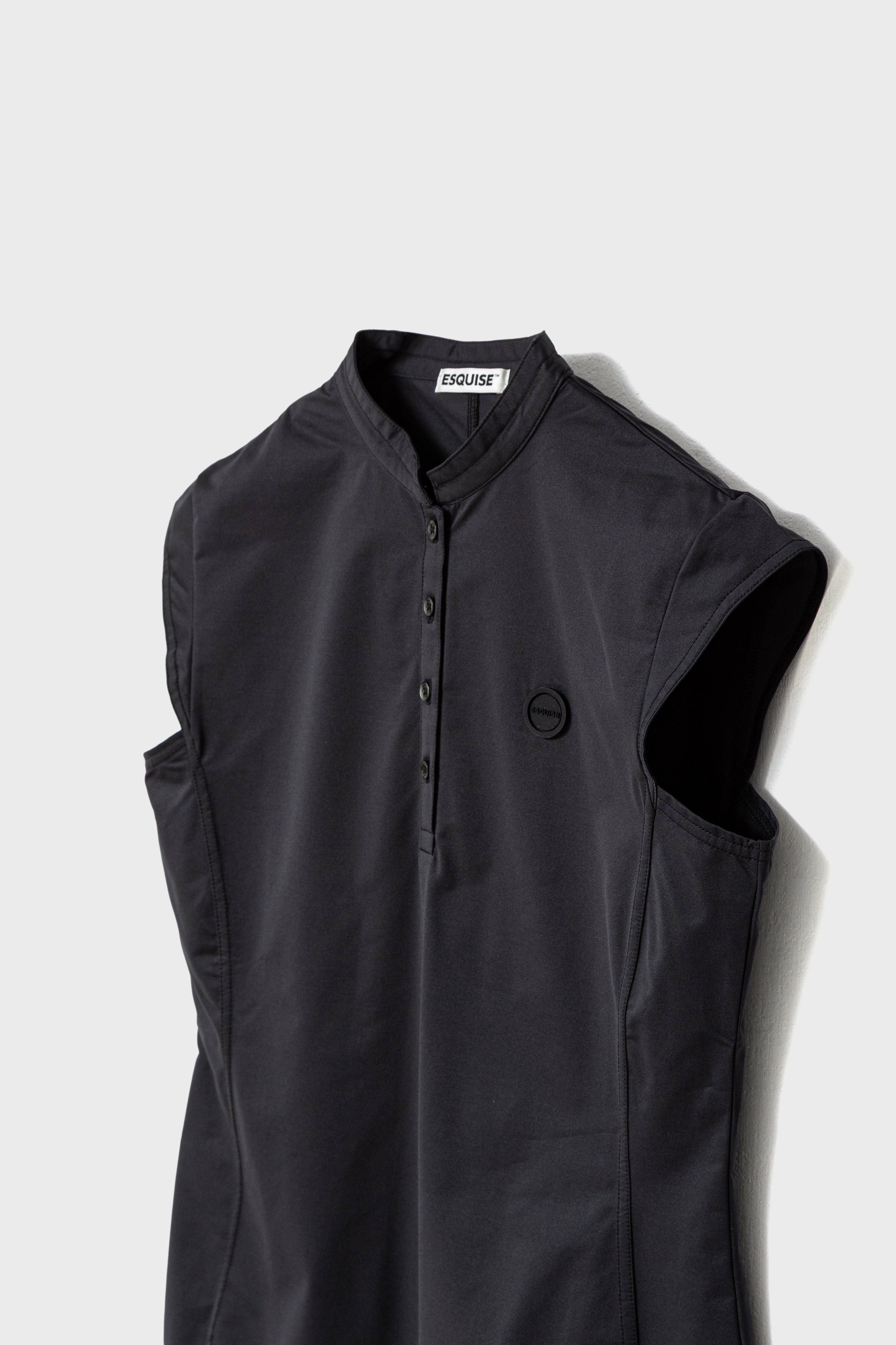 AIRY SLEEVELESS TOP - Black