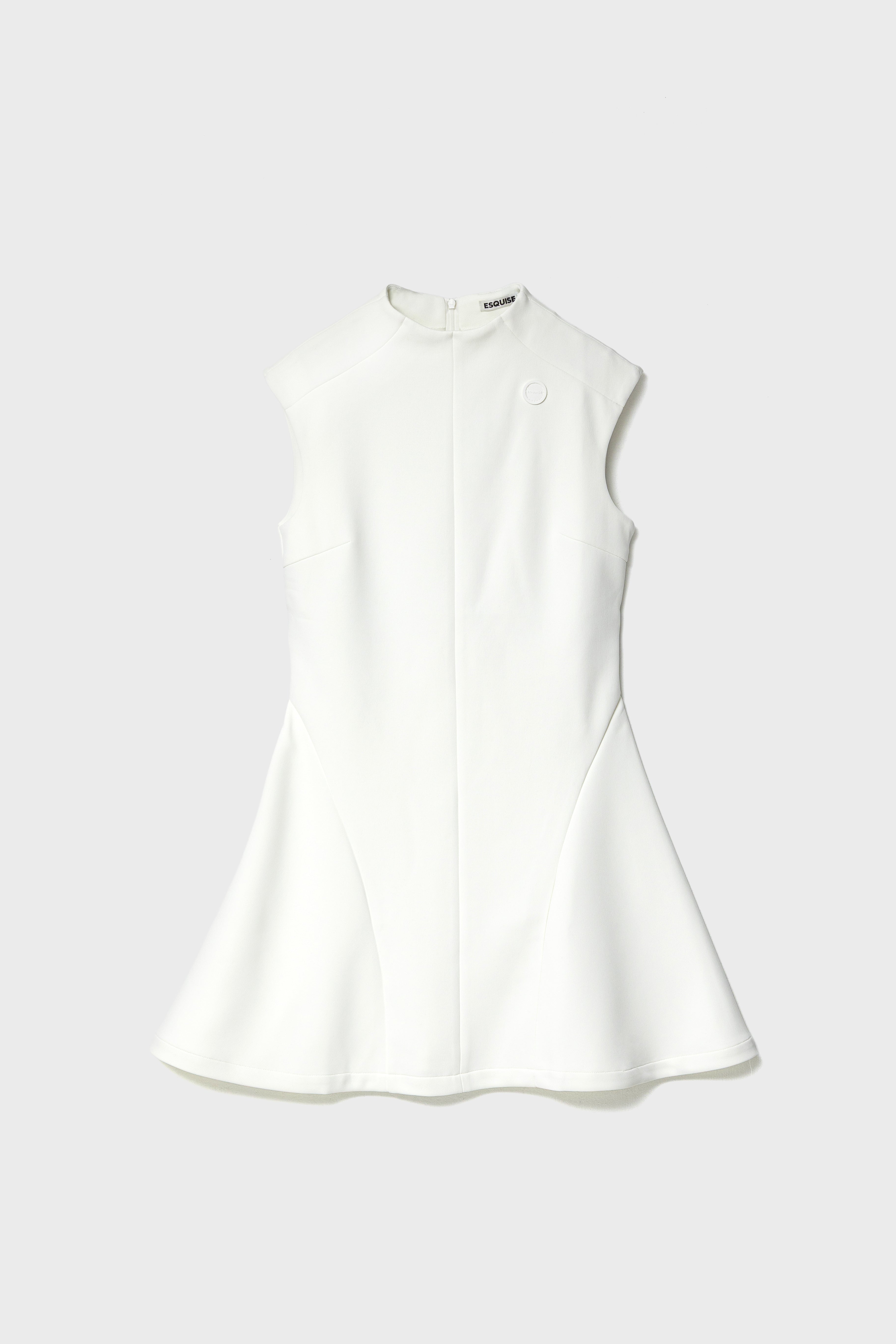 FLOATING MINI DRESS - White