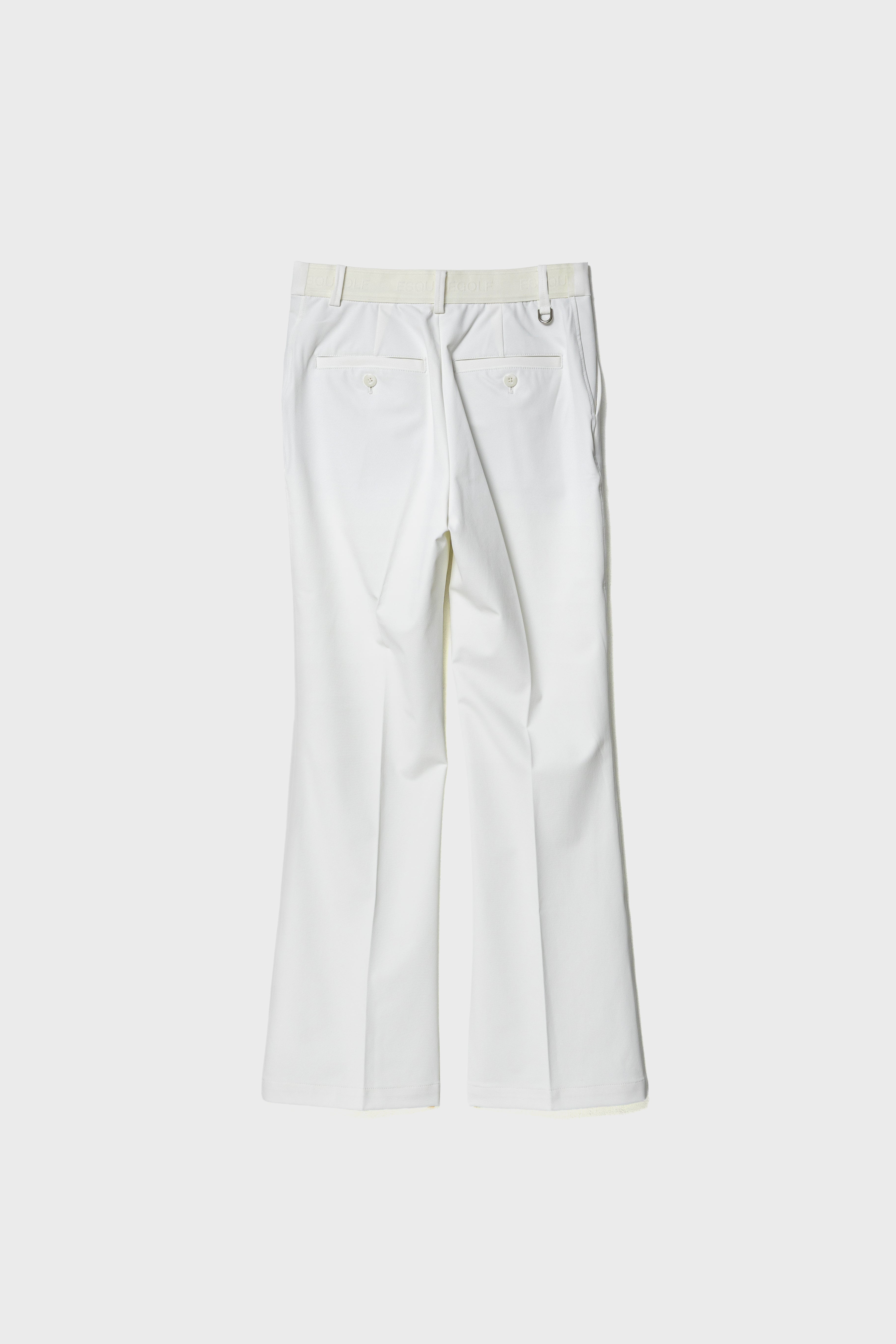 FIRST FLARE PANTS - White
