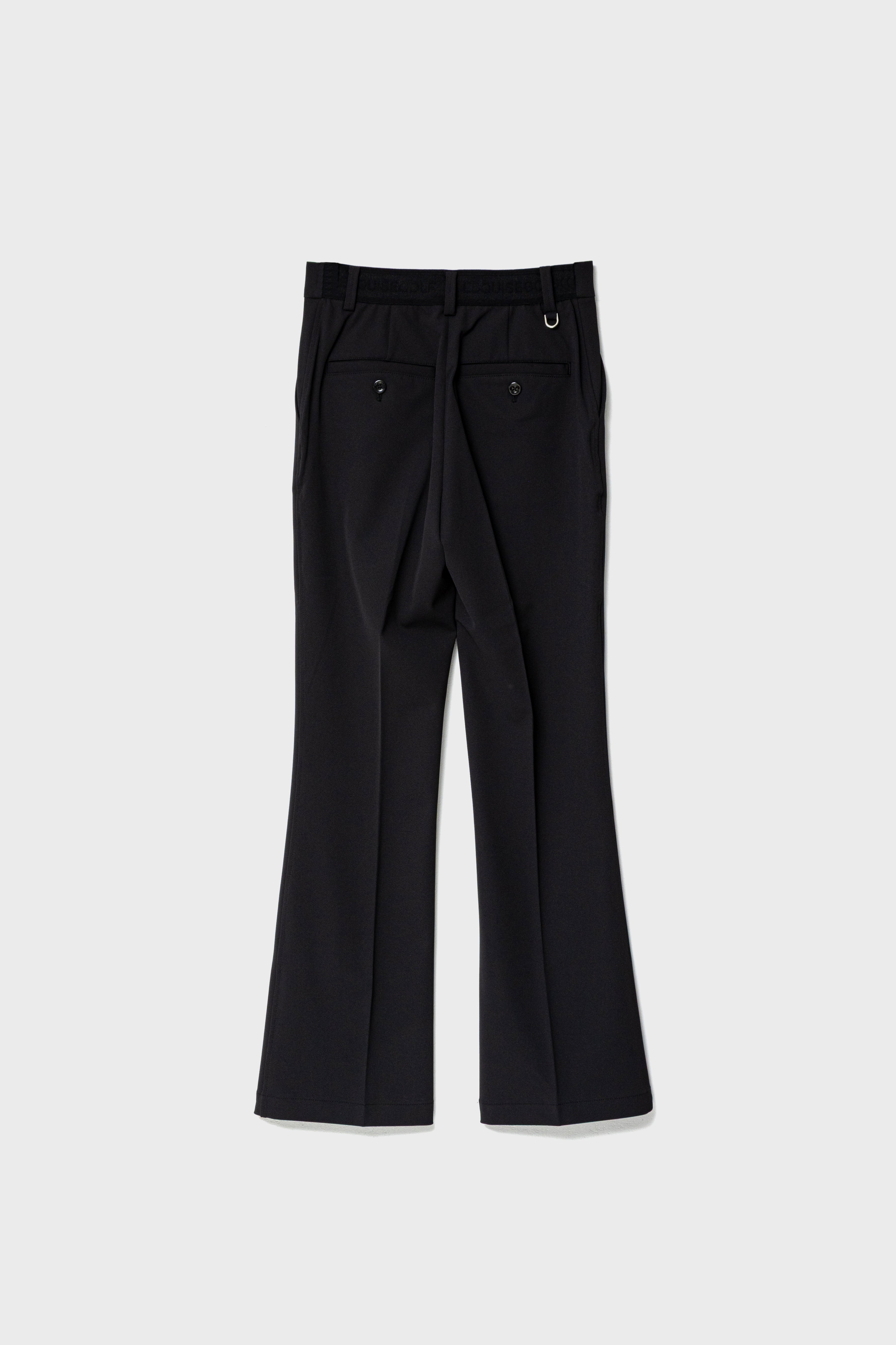 FIRST FLARE PANTS - Black
