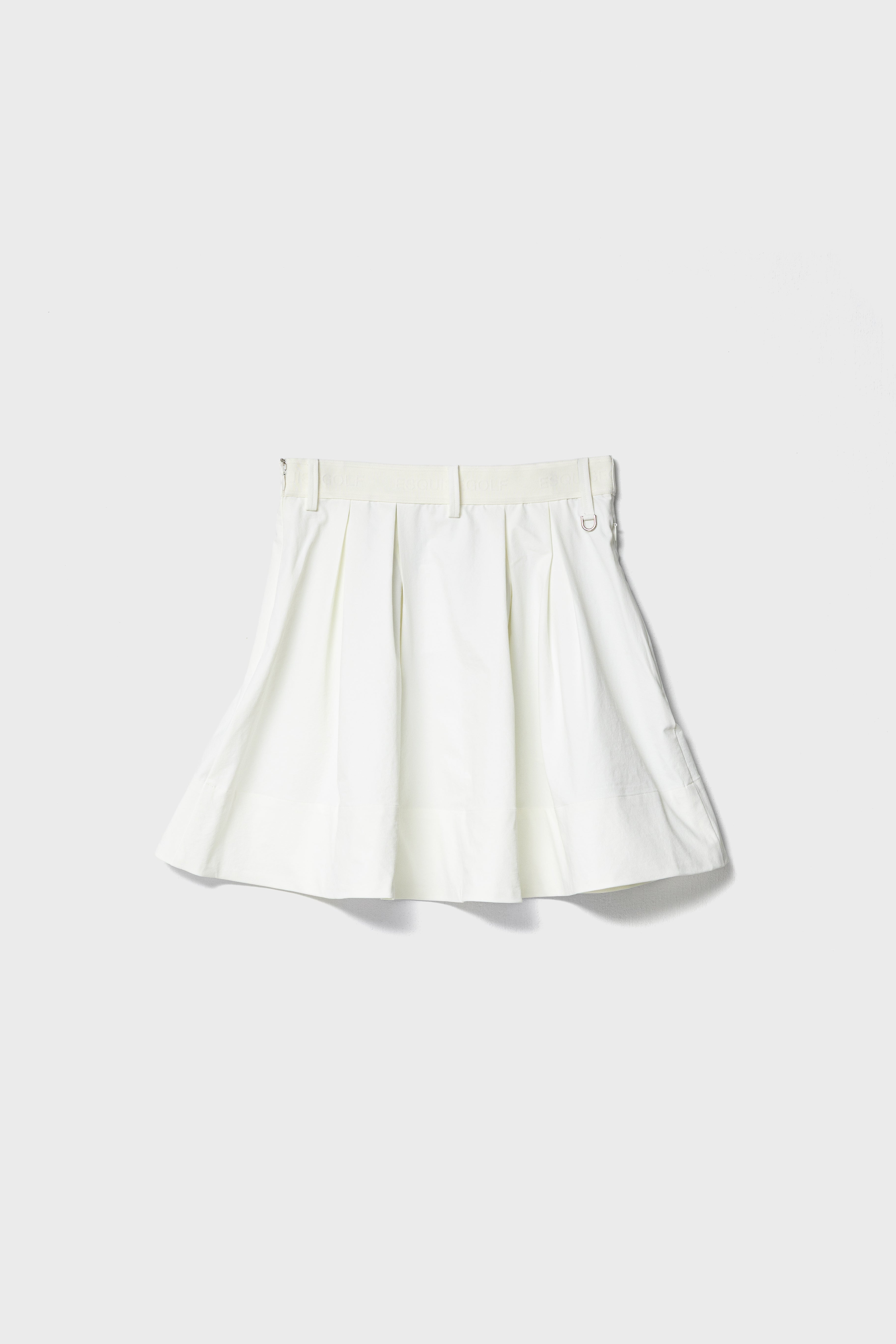 ROMAN FLARE SKIRT - White