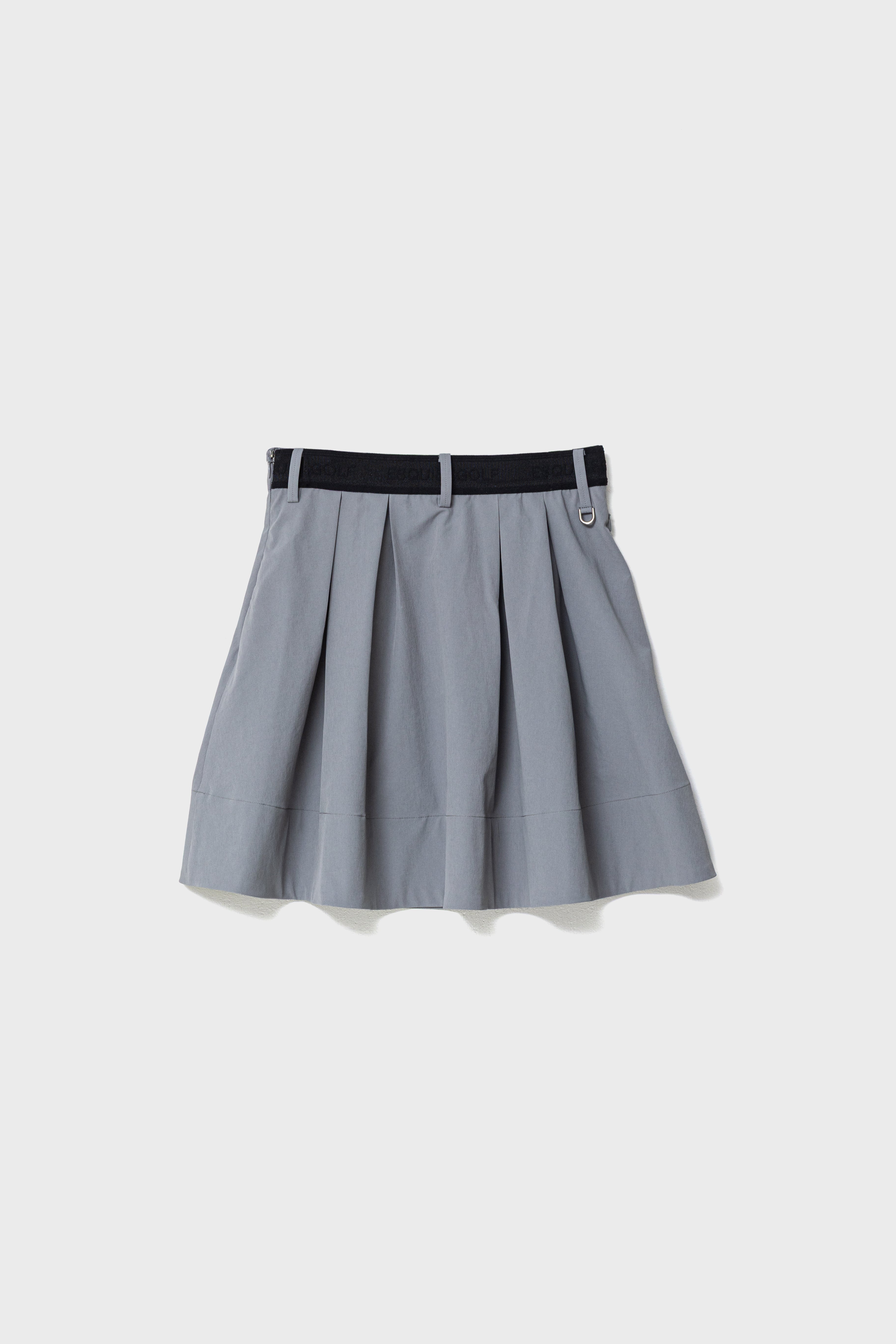 ROMAN FLARE SKIRT - Dark Clay