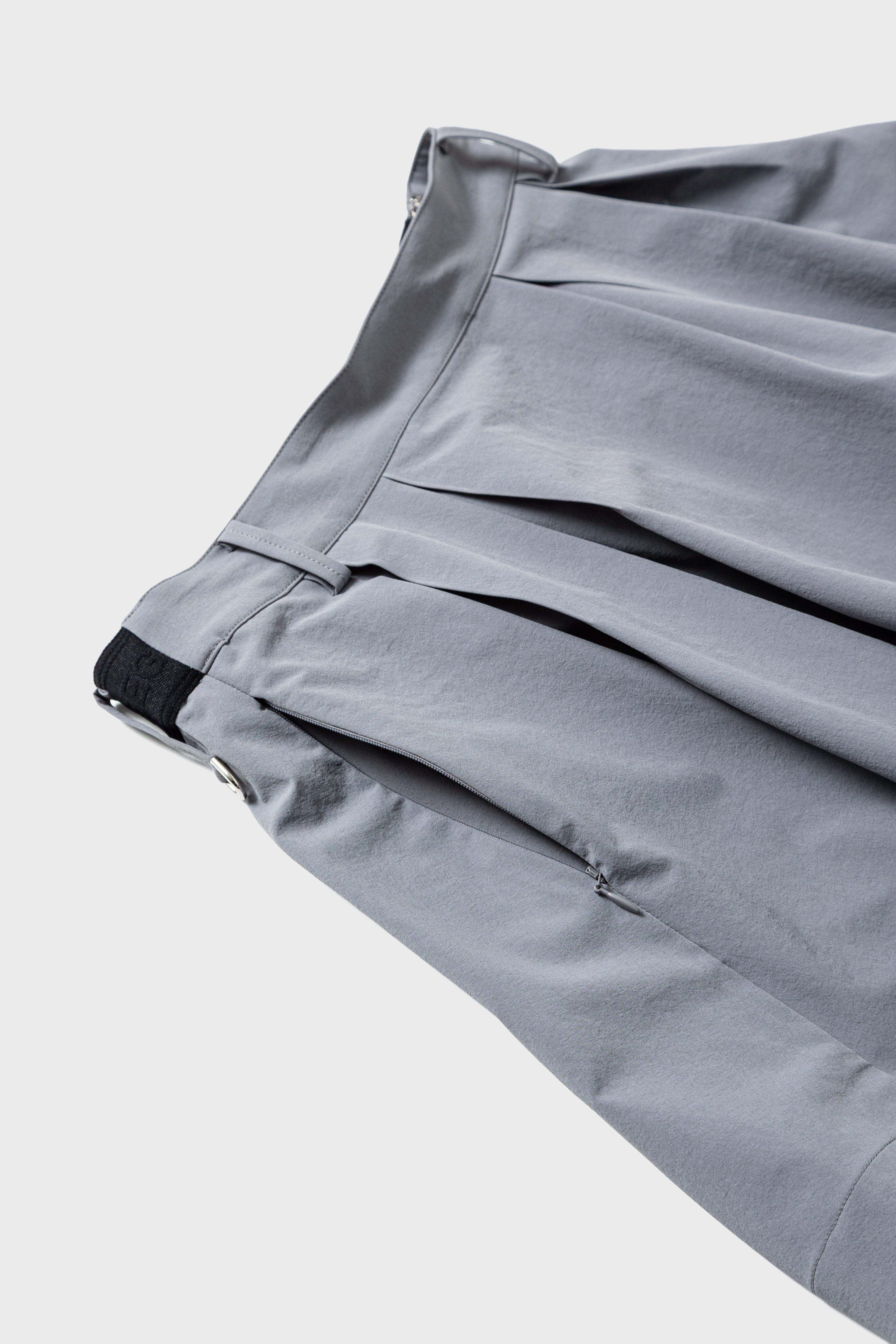 ROMAN FLARE SKIRT - Dark Clay