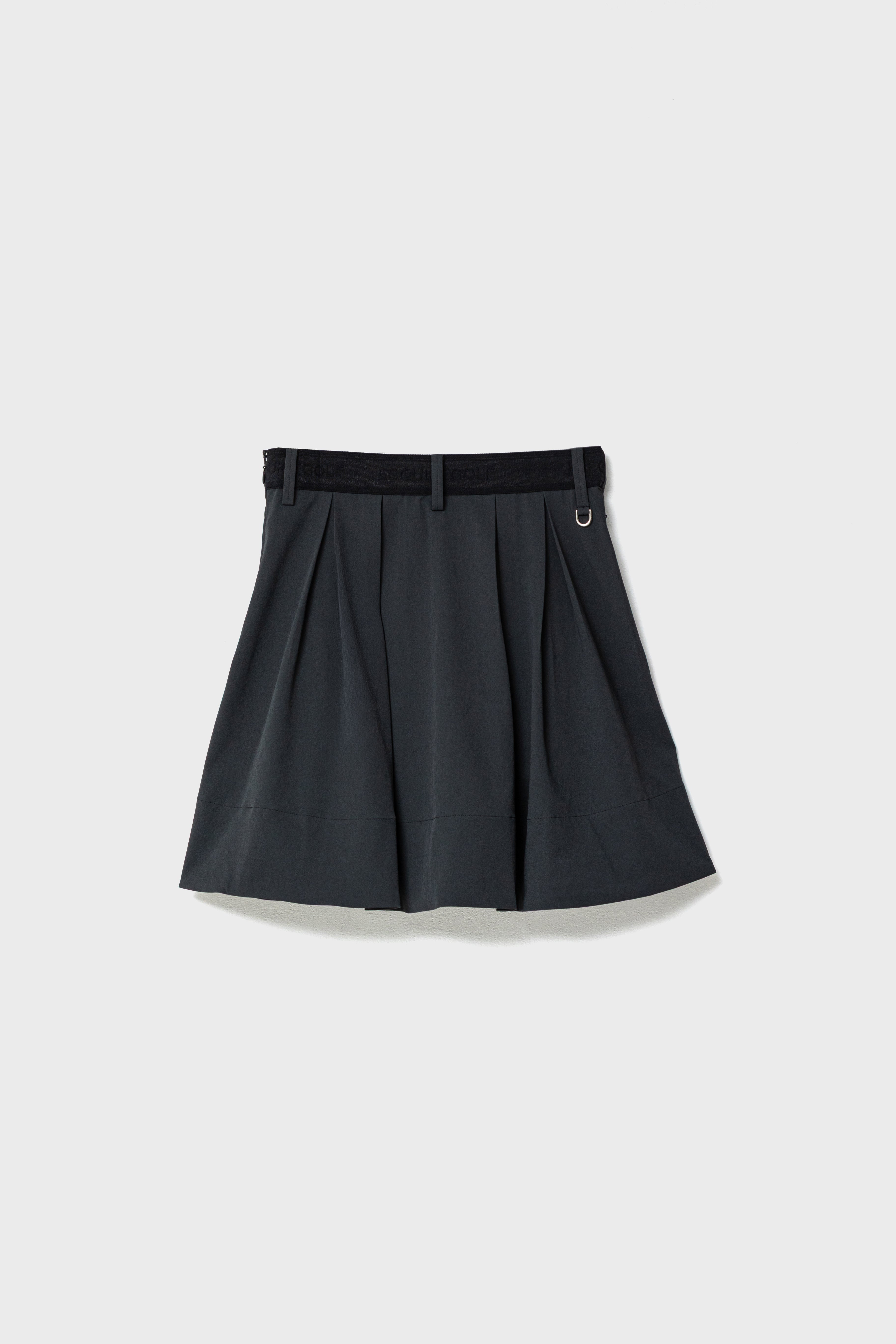 ROMAN FLARE SKIRT - Black