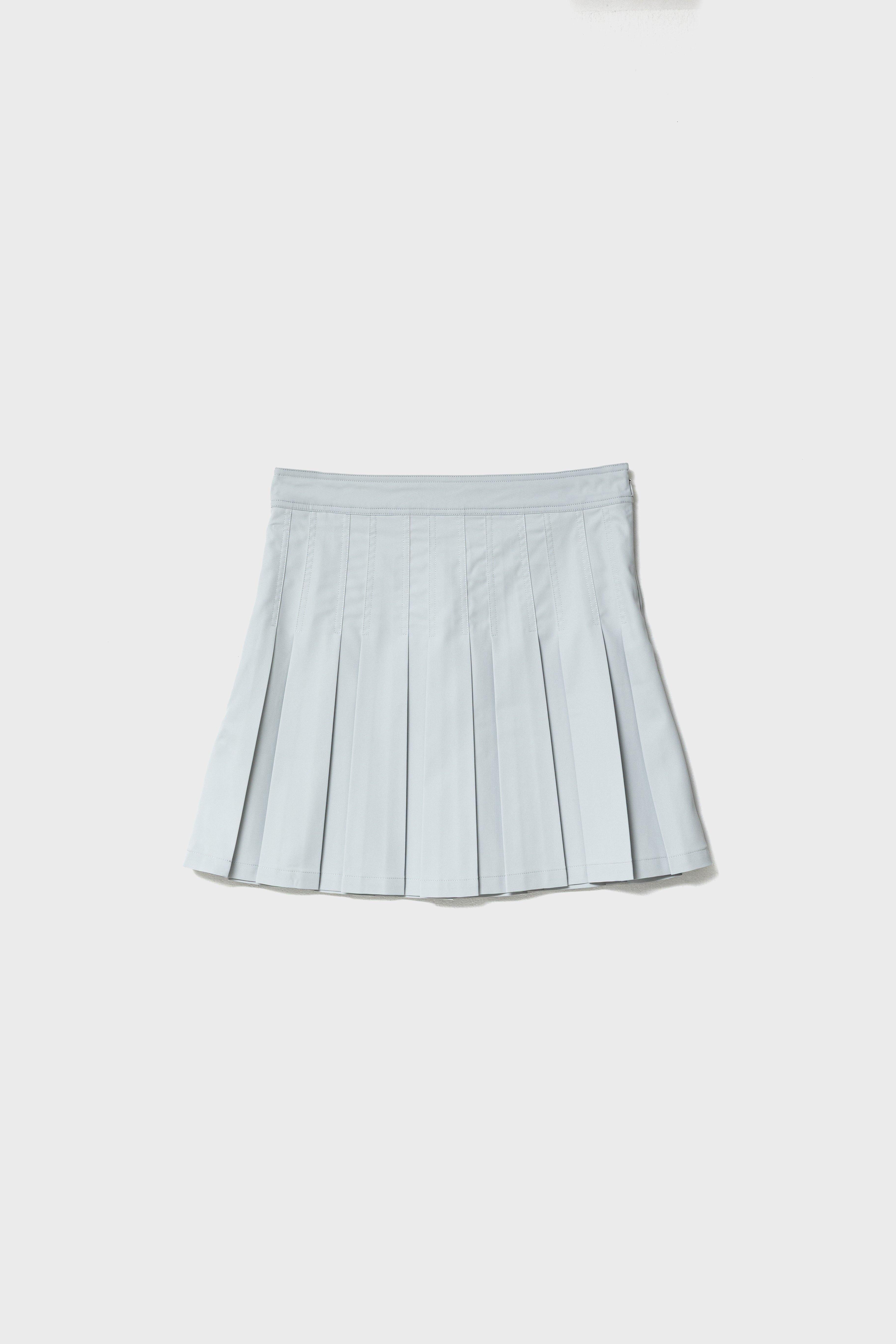FLOWING PLEATS SKIRT - Soft Blue