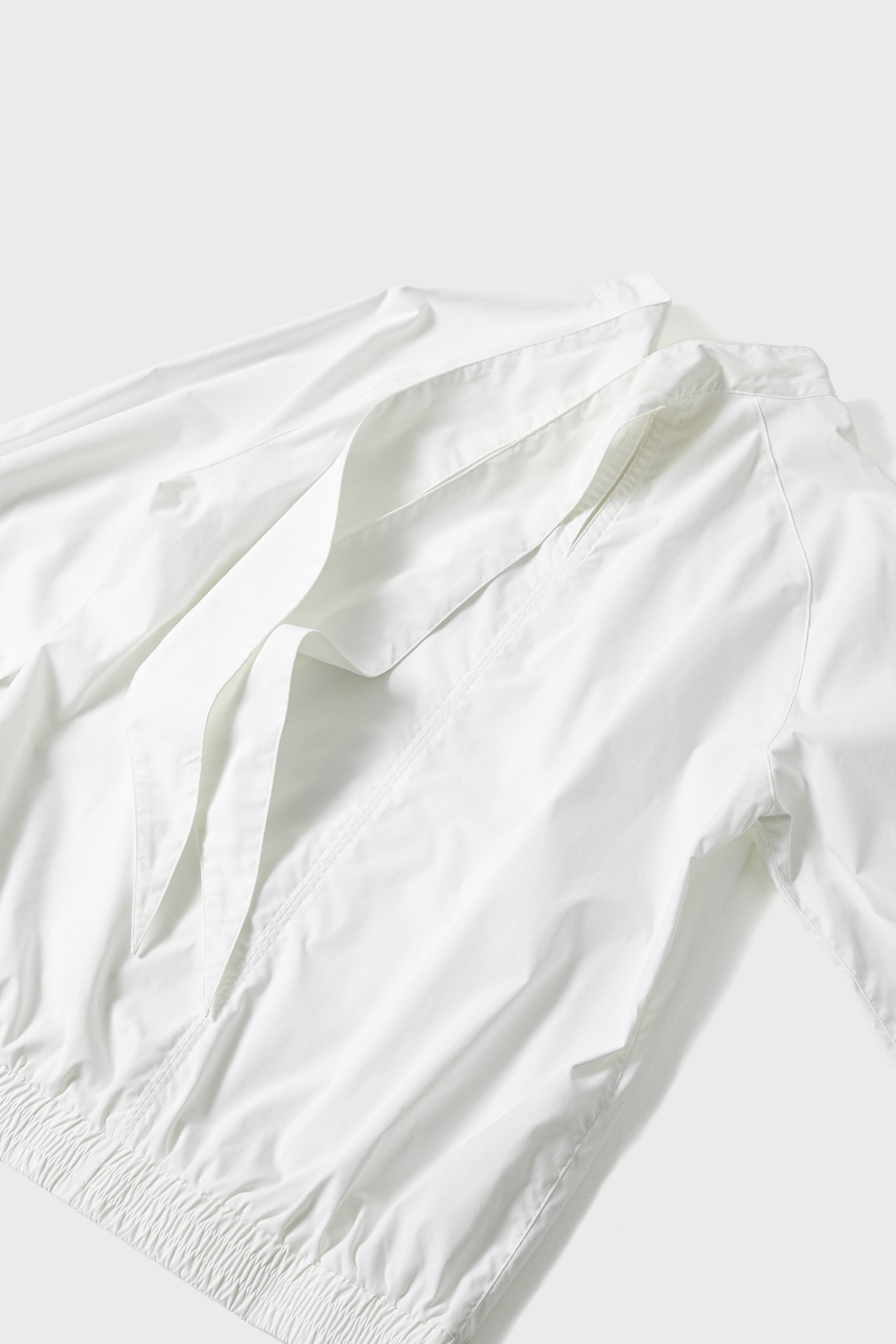 TIE DESIGN SHIRT TOP - White
