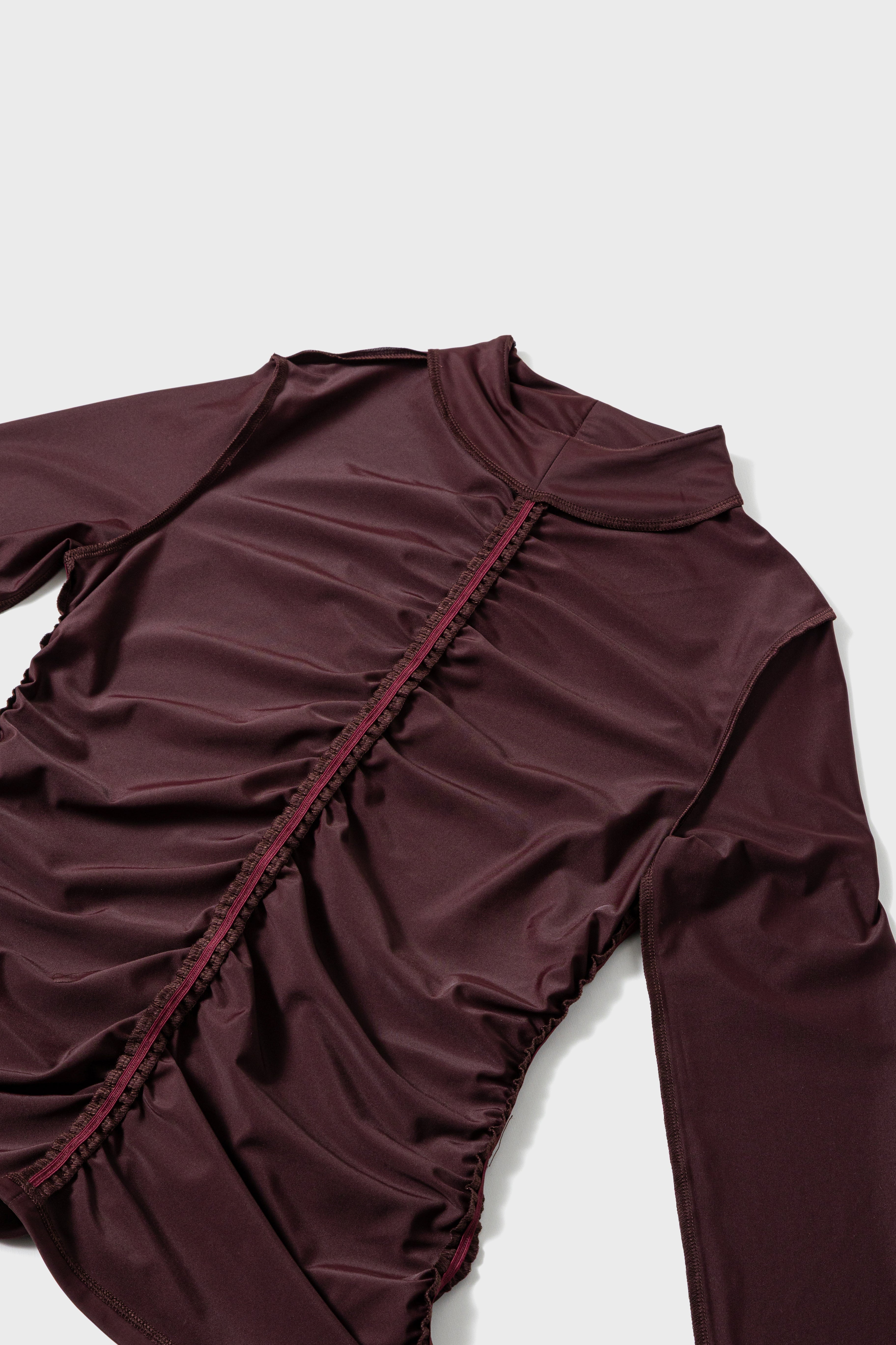 GATHER STRETCH TOP - Wine