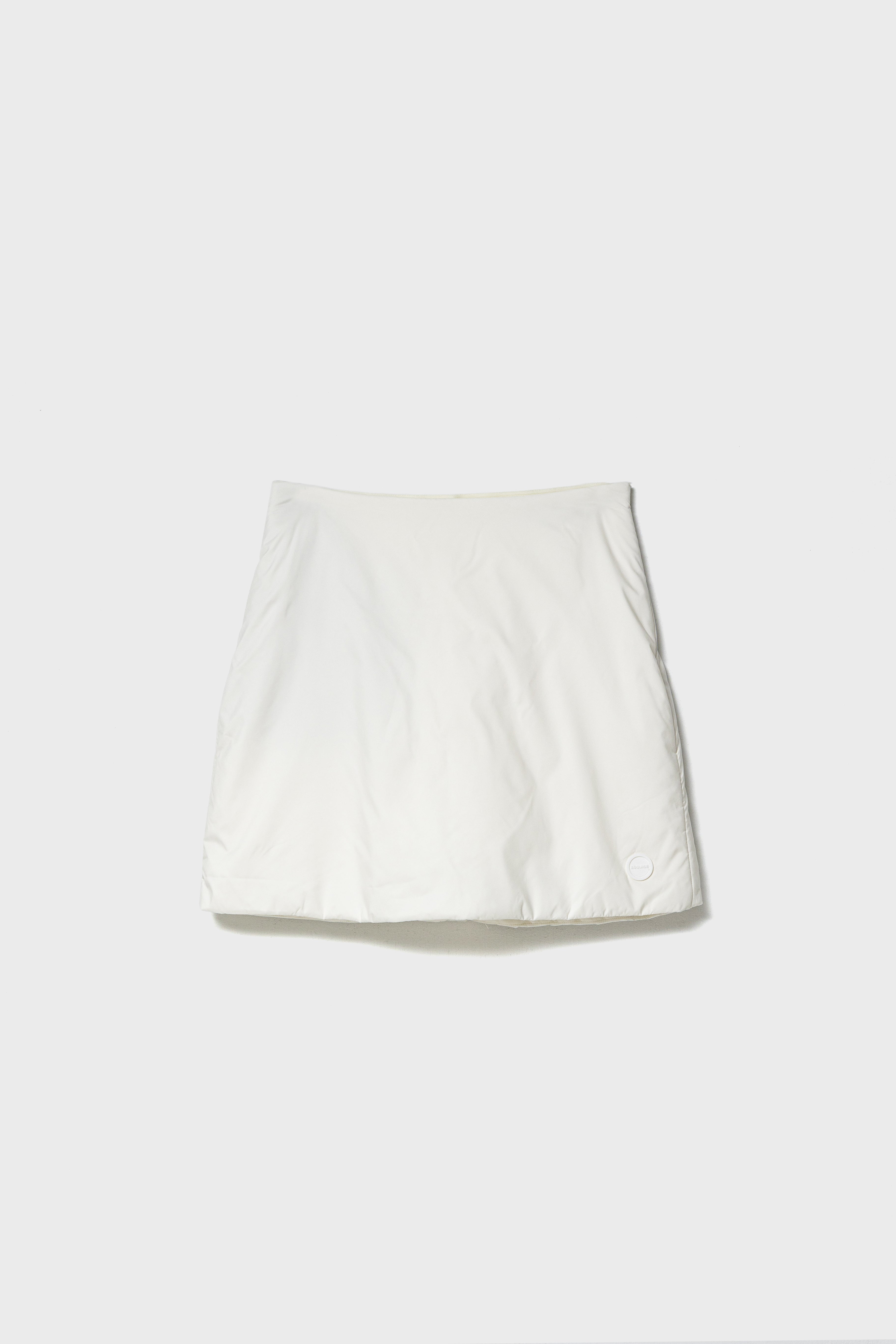 SOFT FEEL WARM SKIRT - White