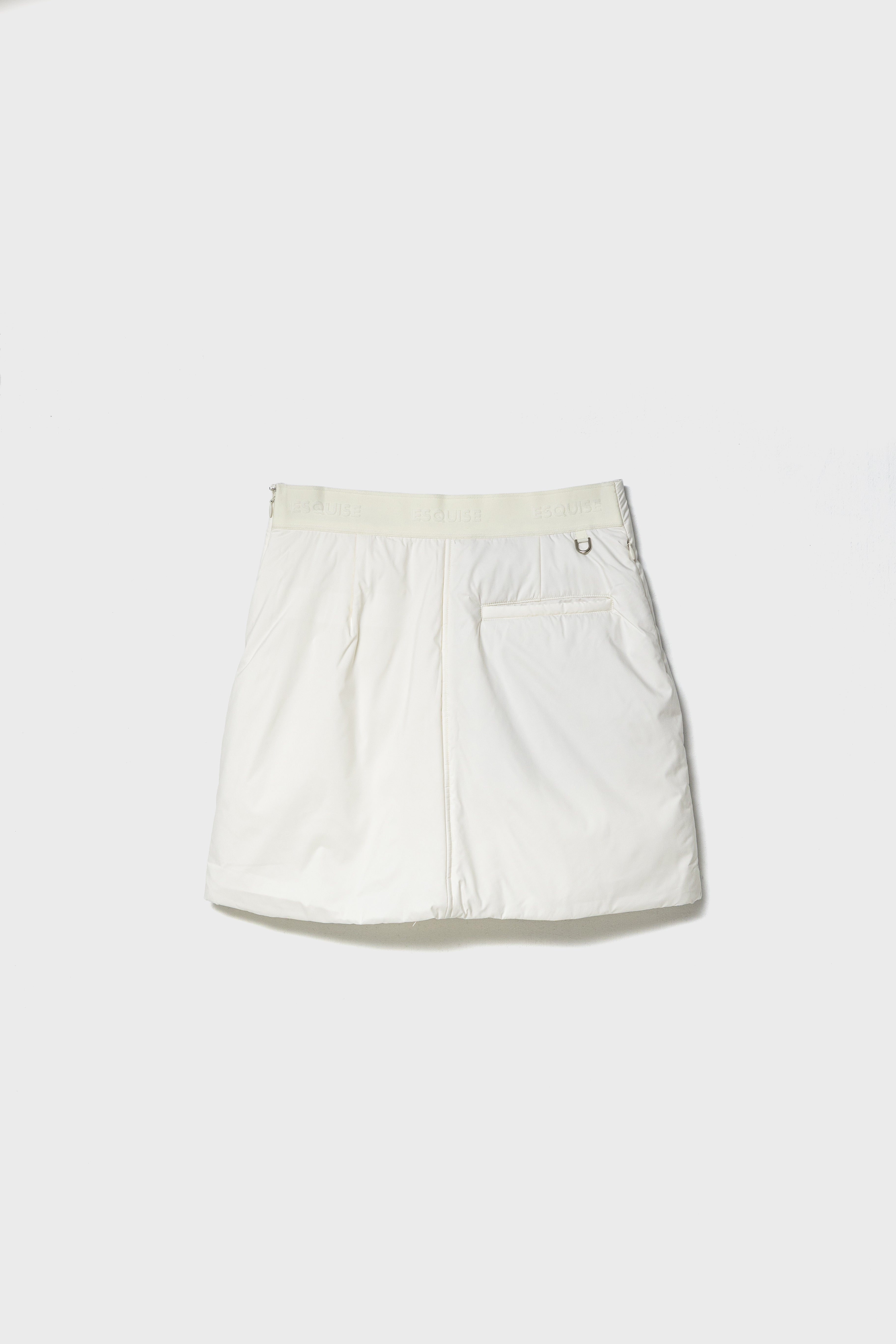 SOFT FEEL WARM SKIRT - White