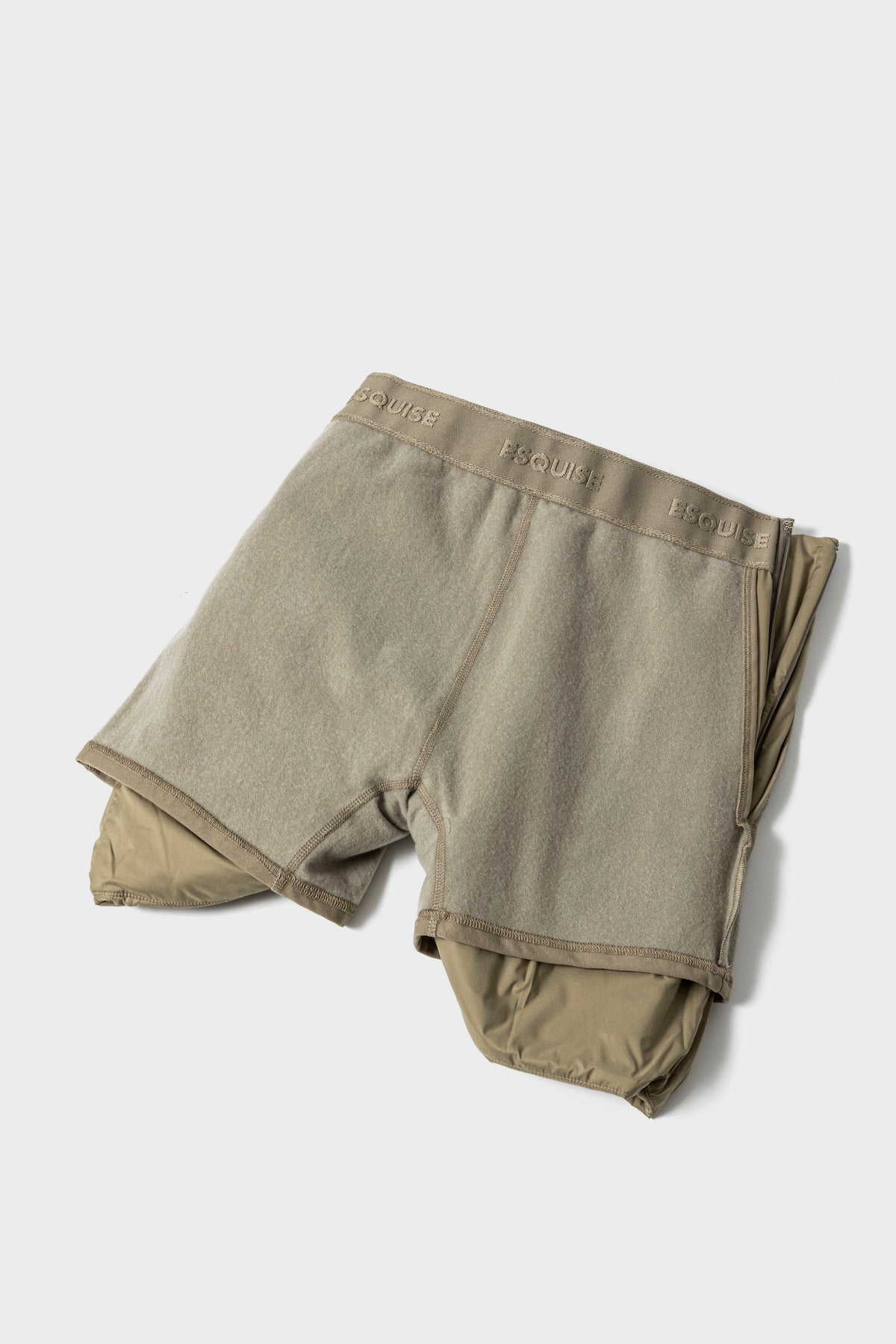 SOFT FEEL WARM SKIRT - Beige
