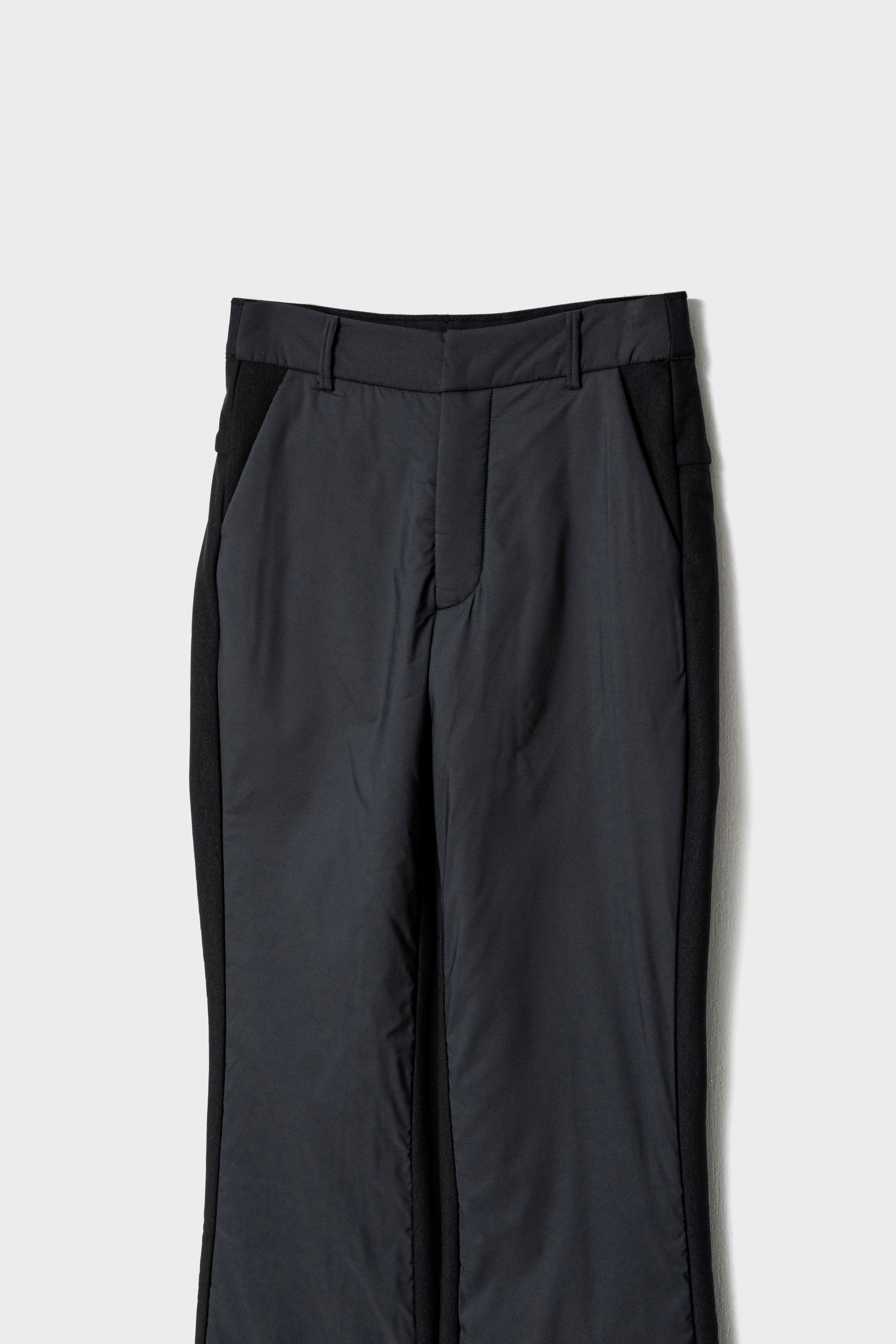WINTER WARM FLARE PANTS - Black