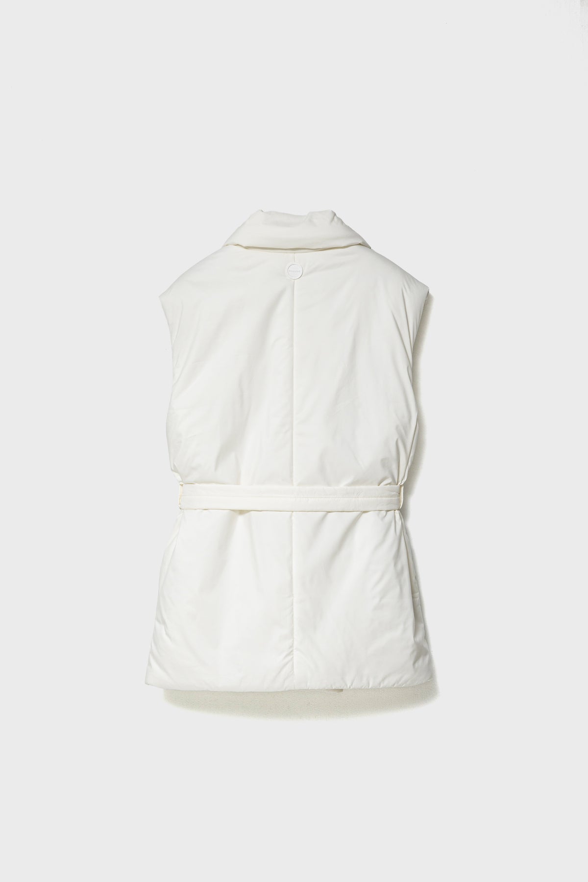 SOFT FEEL WARM VEST - White