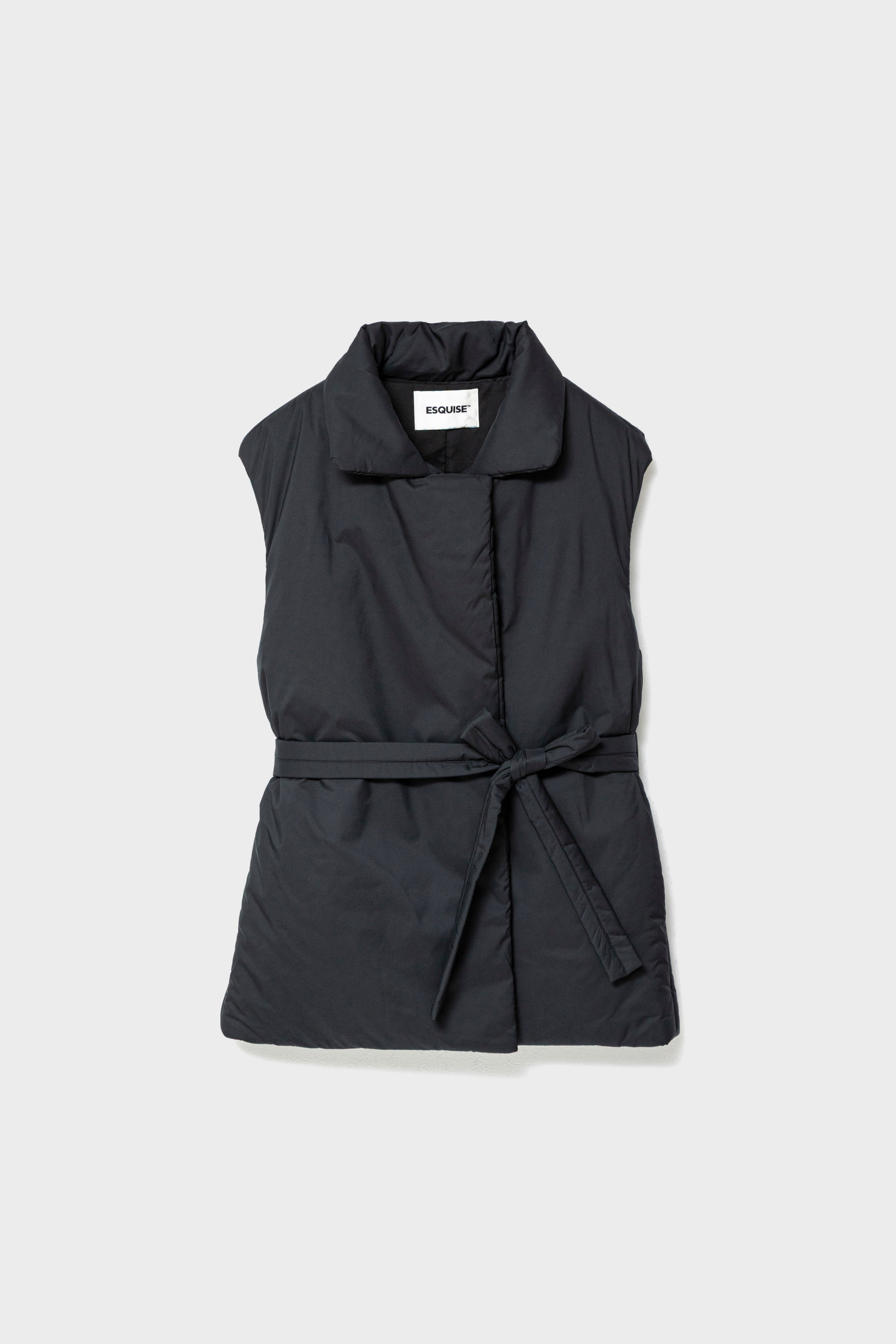 SOFT FEEL WARM VEST - Black