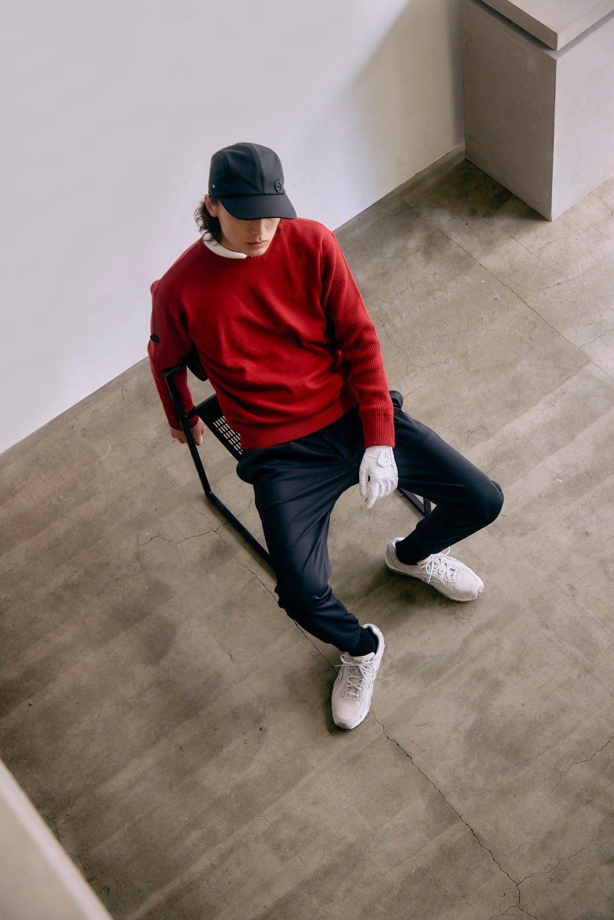 BLANC CASHMERE PULLOVER - Wine