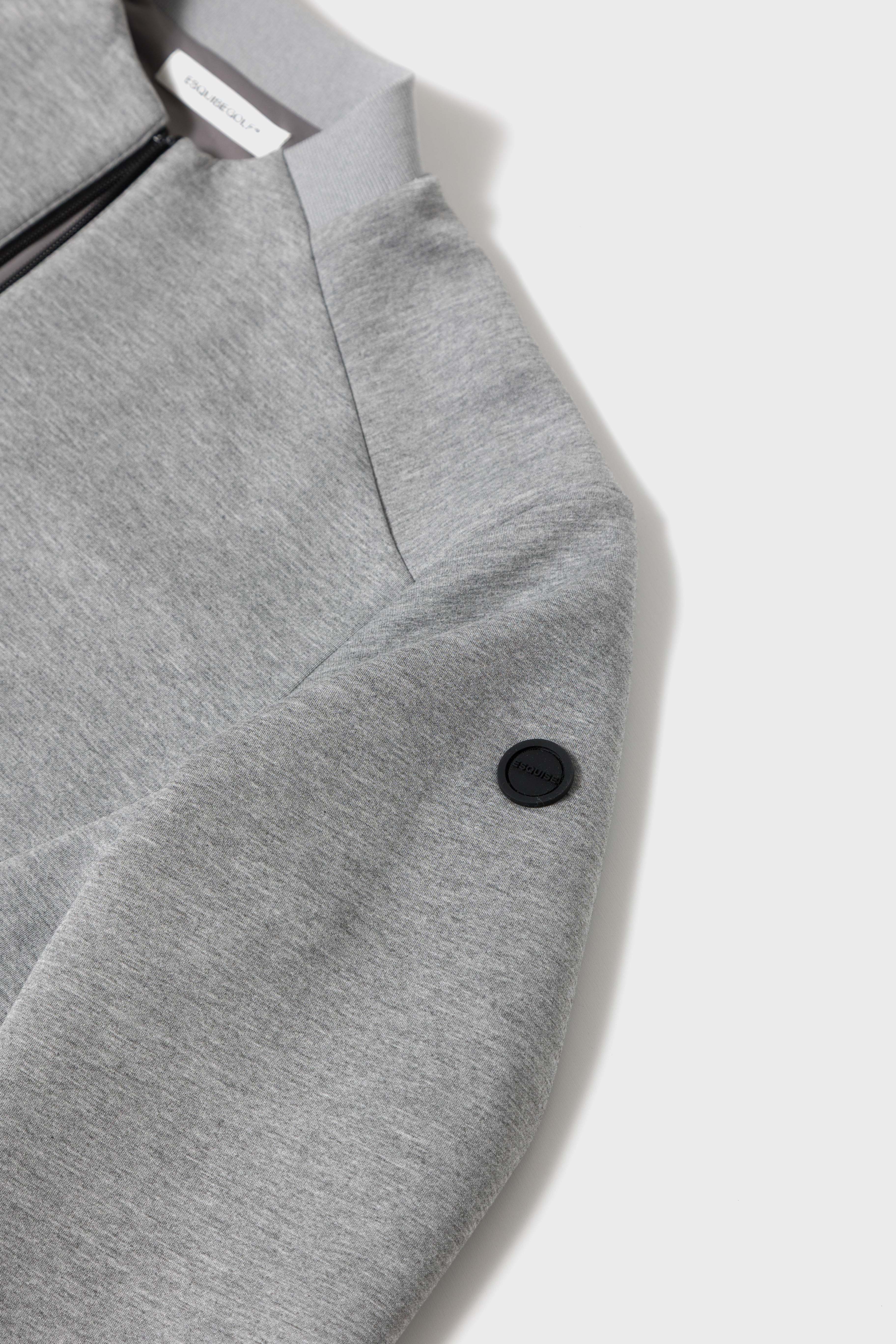 COMFORT JERSEY ZIP JKT - Gray